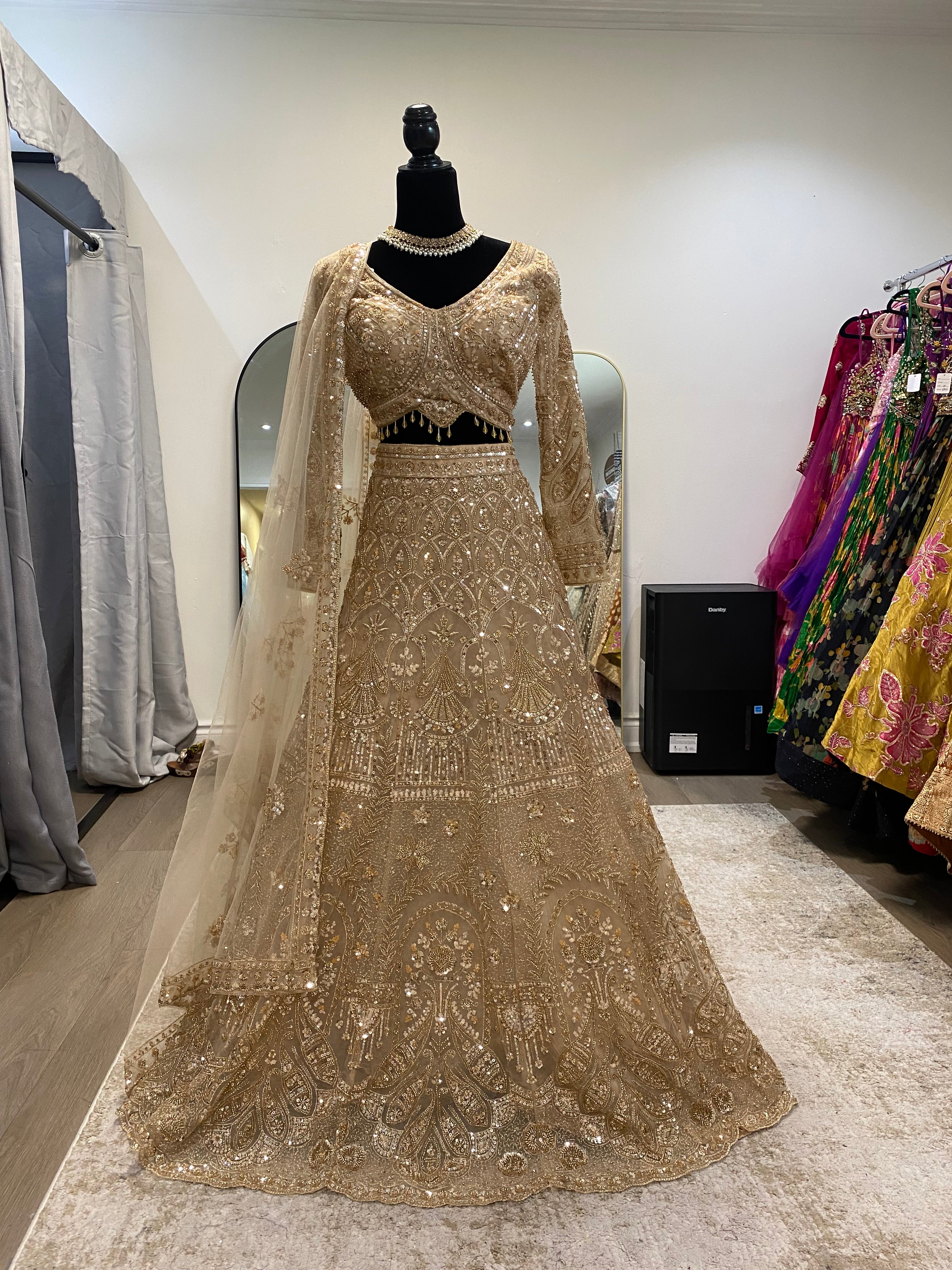 Traditional full sleeves Embroidered Lehenga Choli