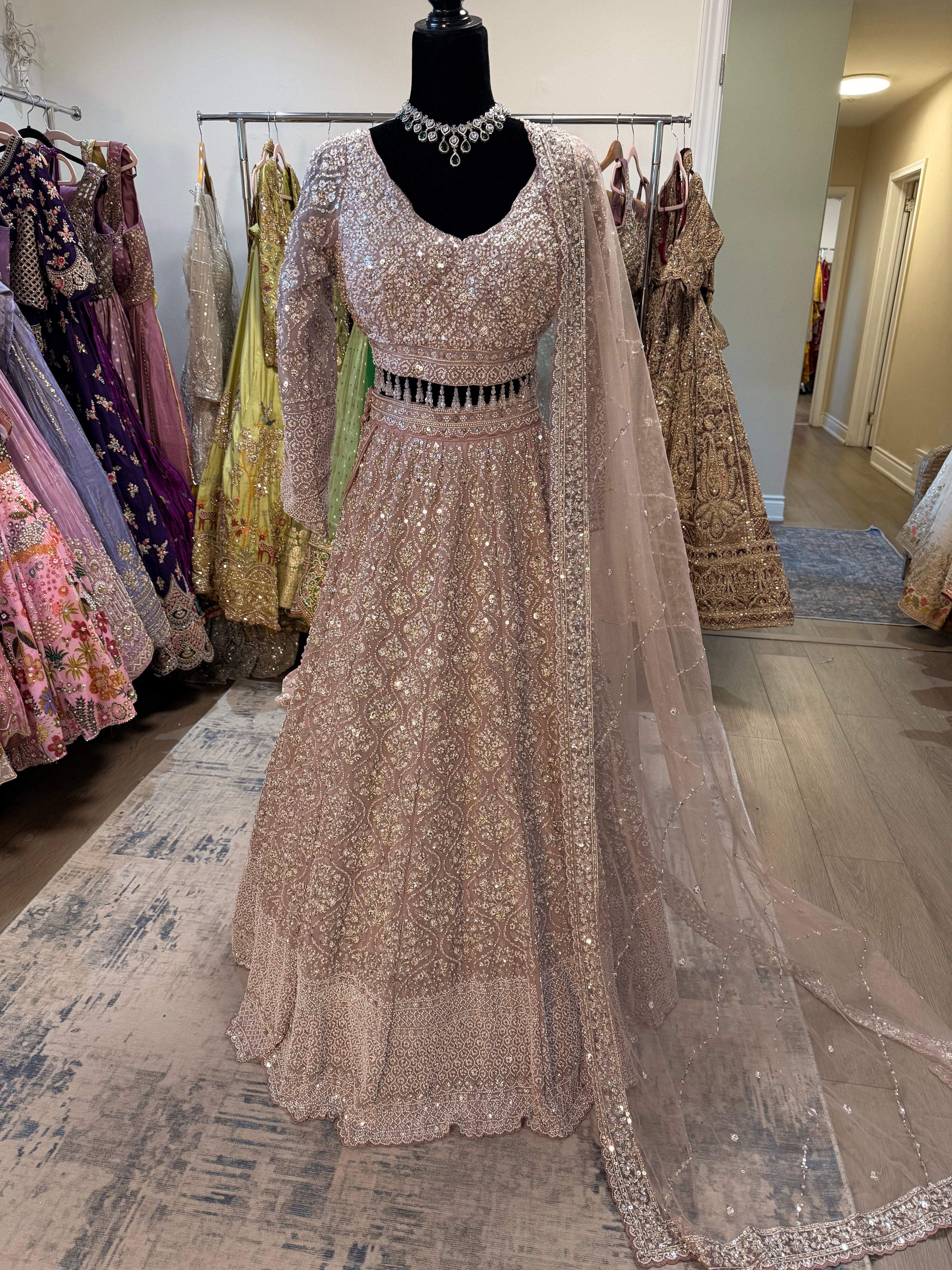 Traditional full sleeves Embroidered Lehenga Choli