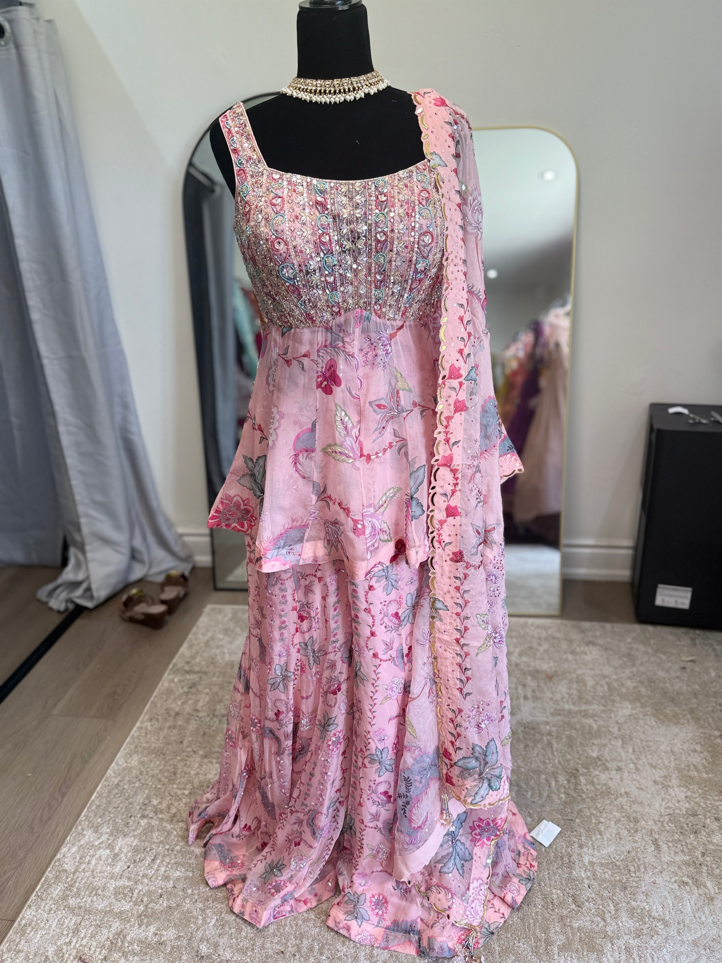 Mahima mahajan inspired designer gharara suit