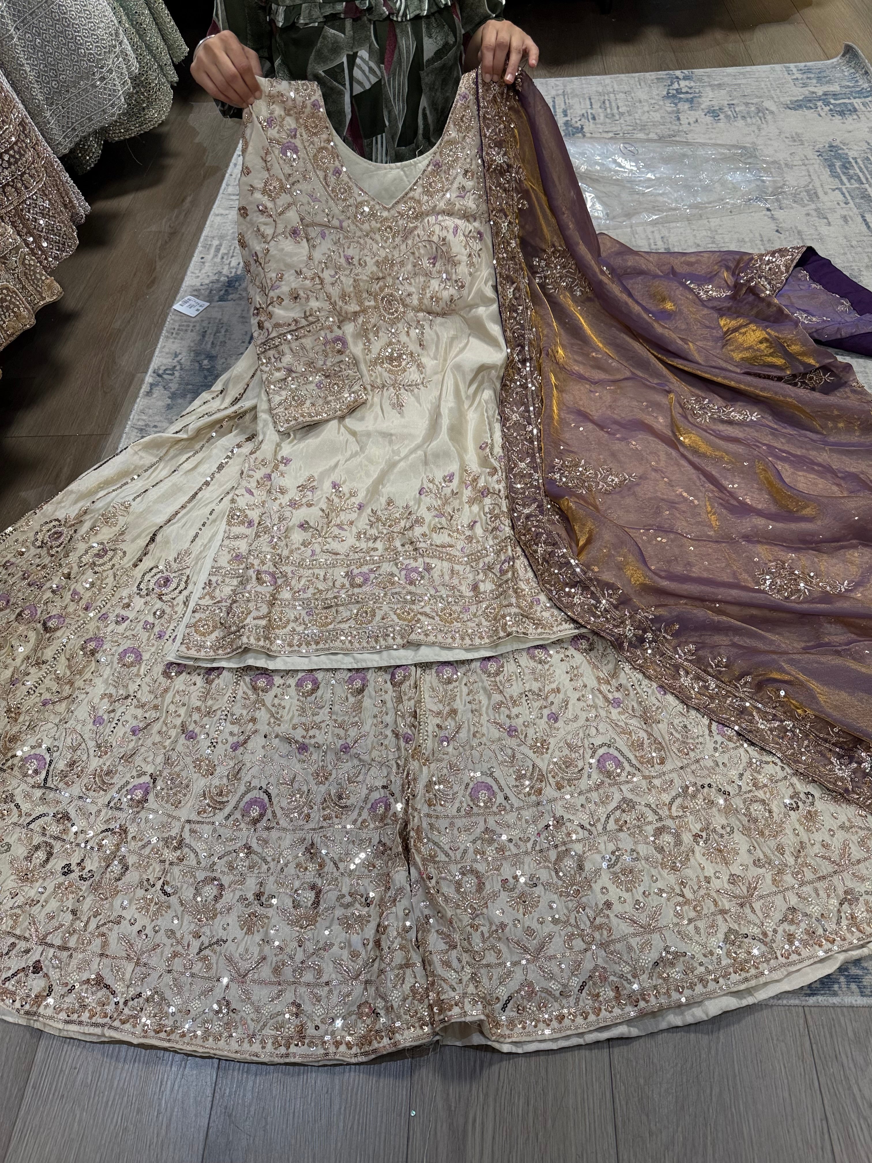 Embroidered suit