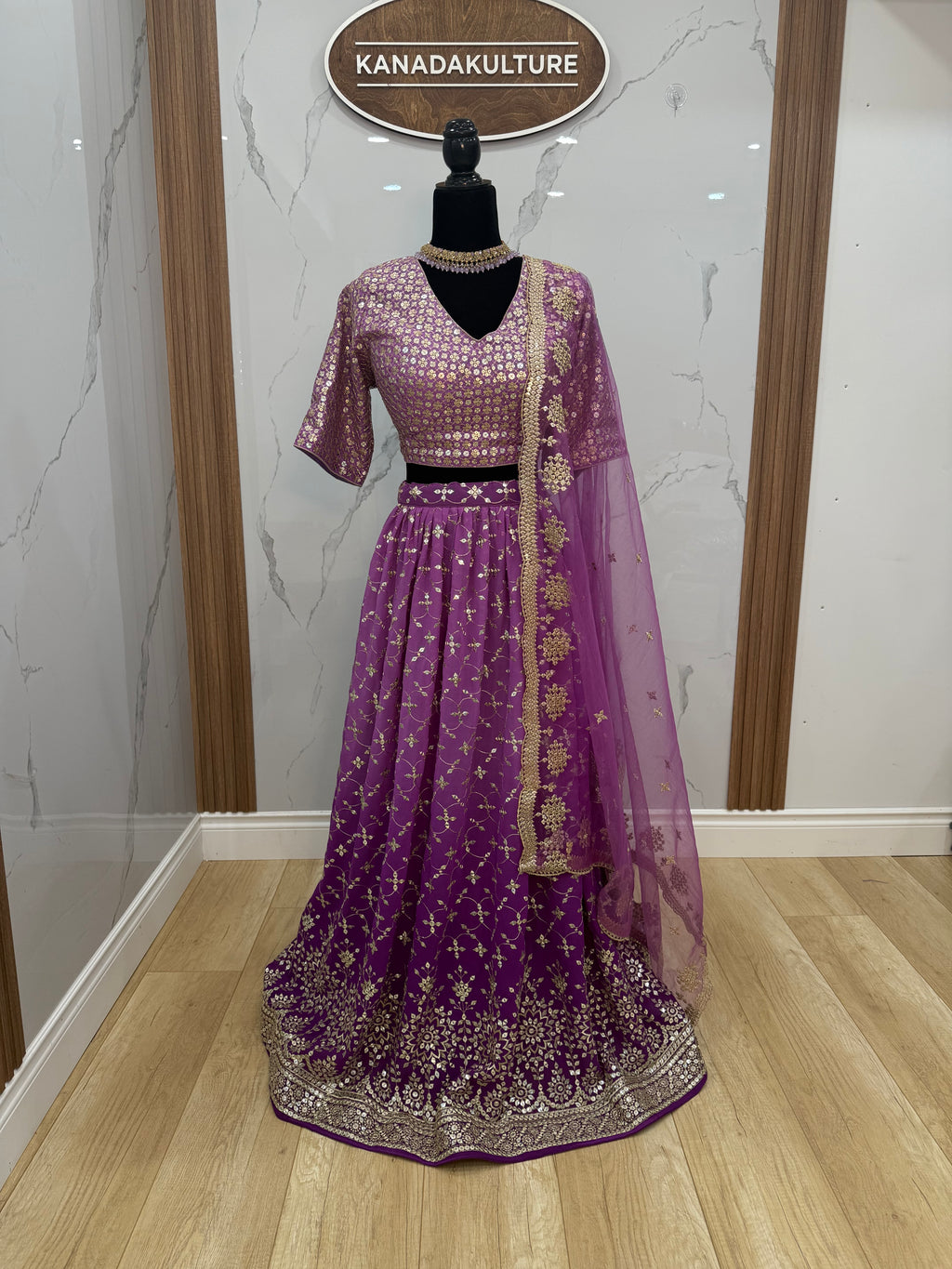 Traditional Embroidered Geogette Lehenga Choli