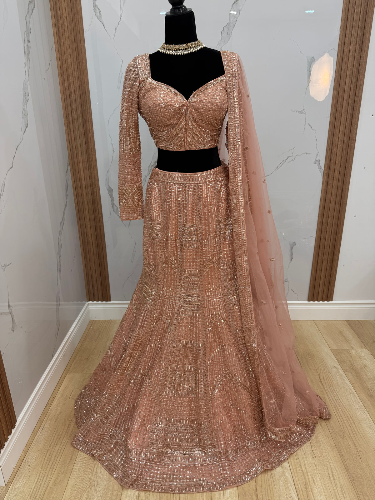 Mermaid cut  engagement/reception lehenga choli