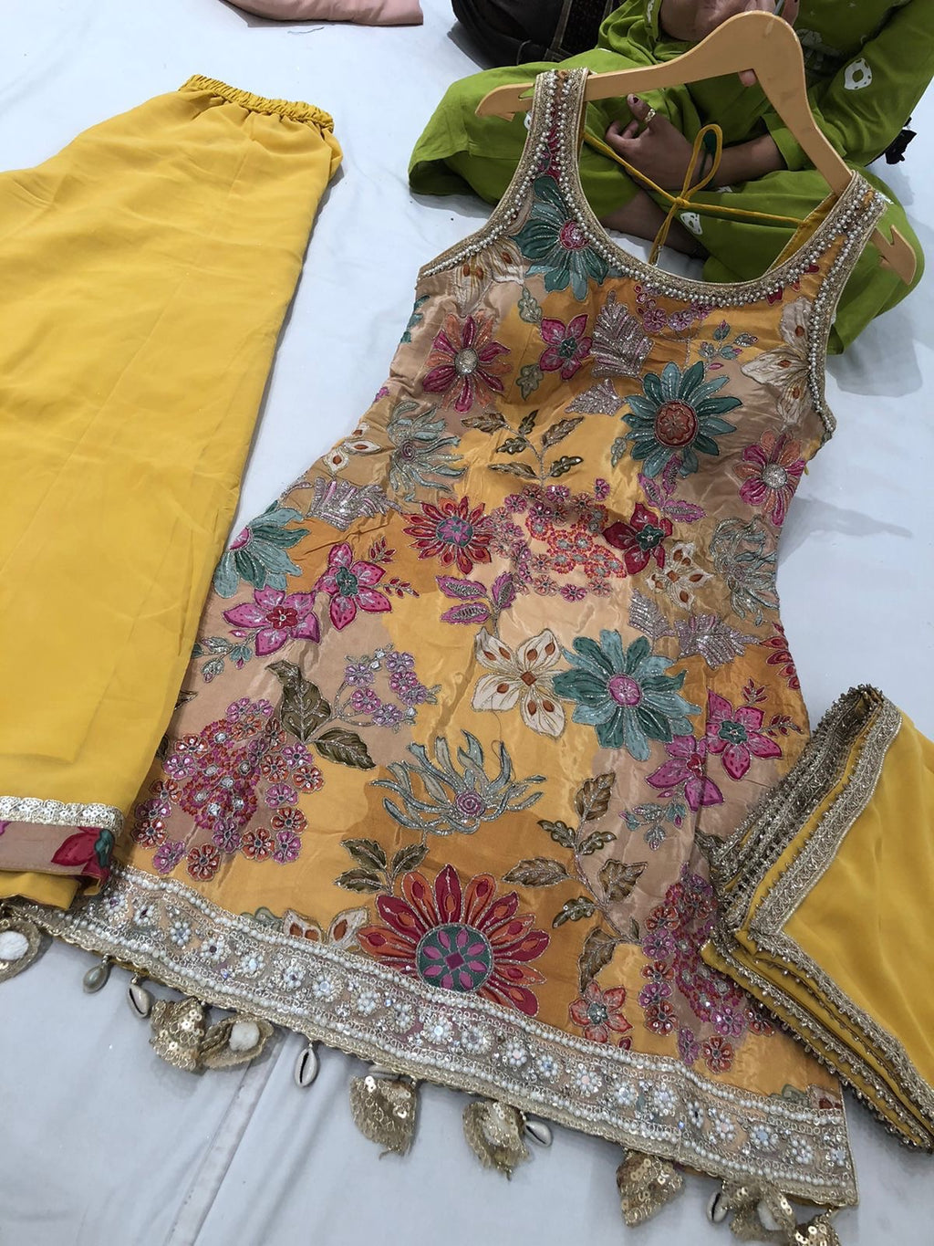 Embroidered suit