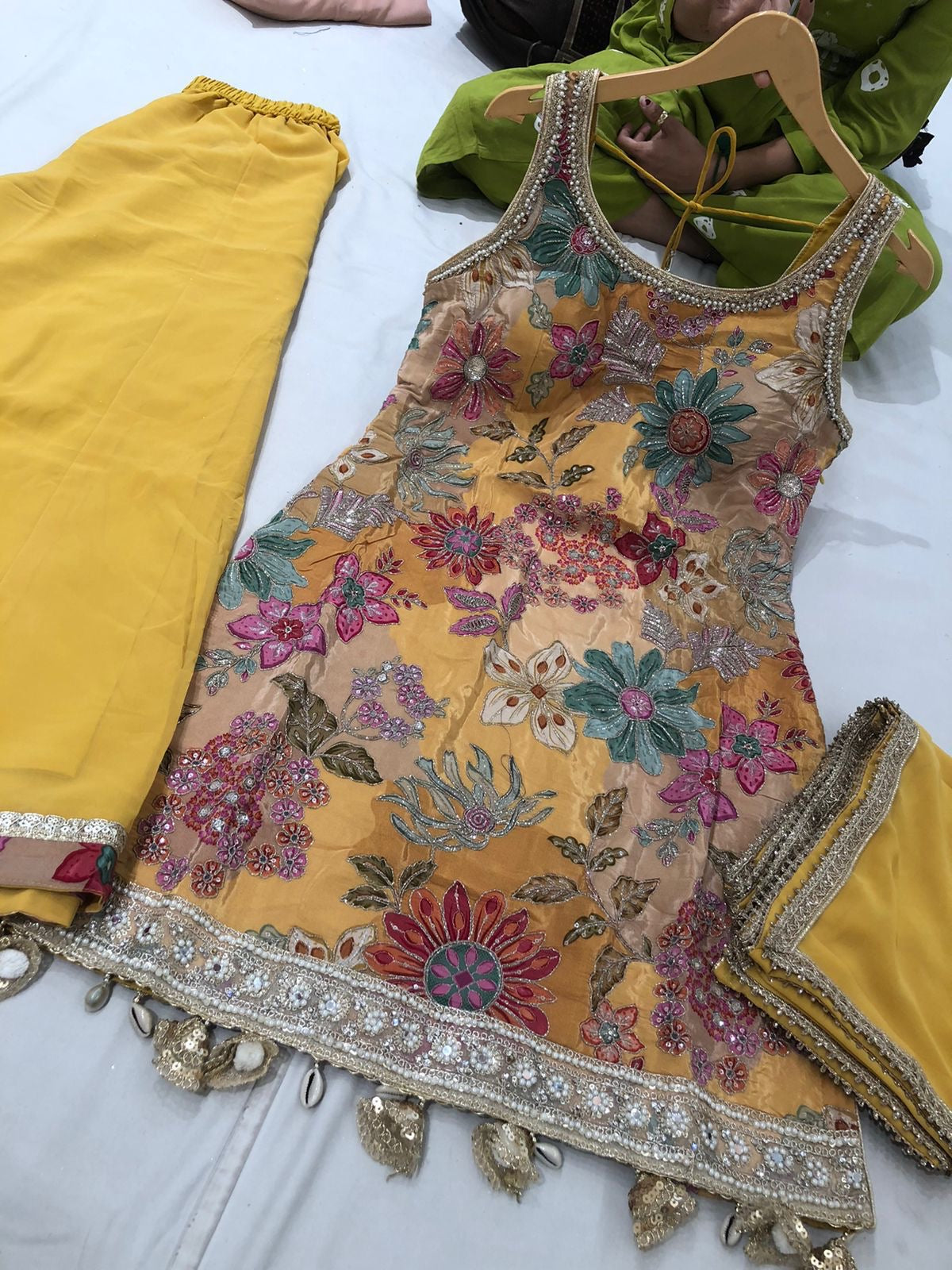 Embroidered suit