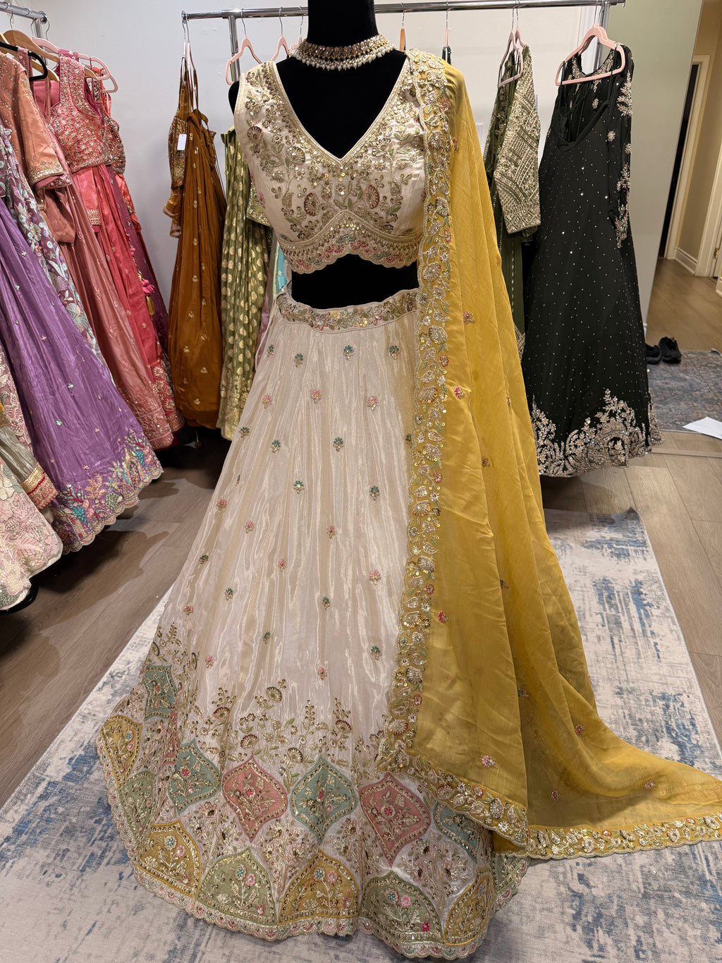 Beautiful choli with lehenga