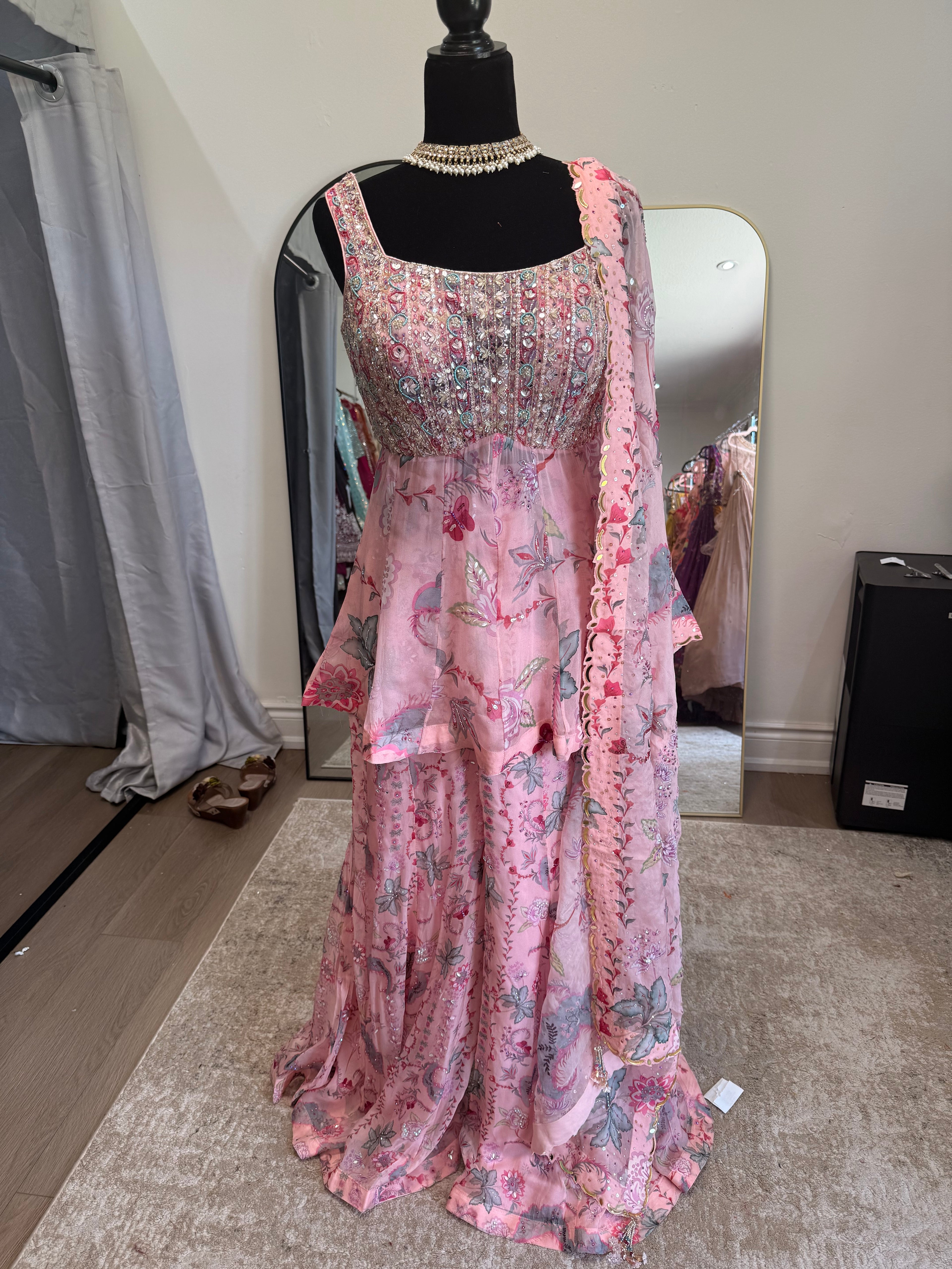 Mahima mahajan inspired designer gharara suit