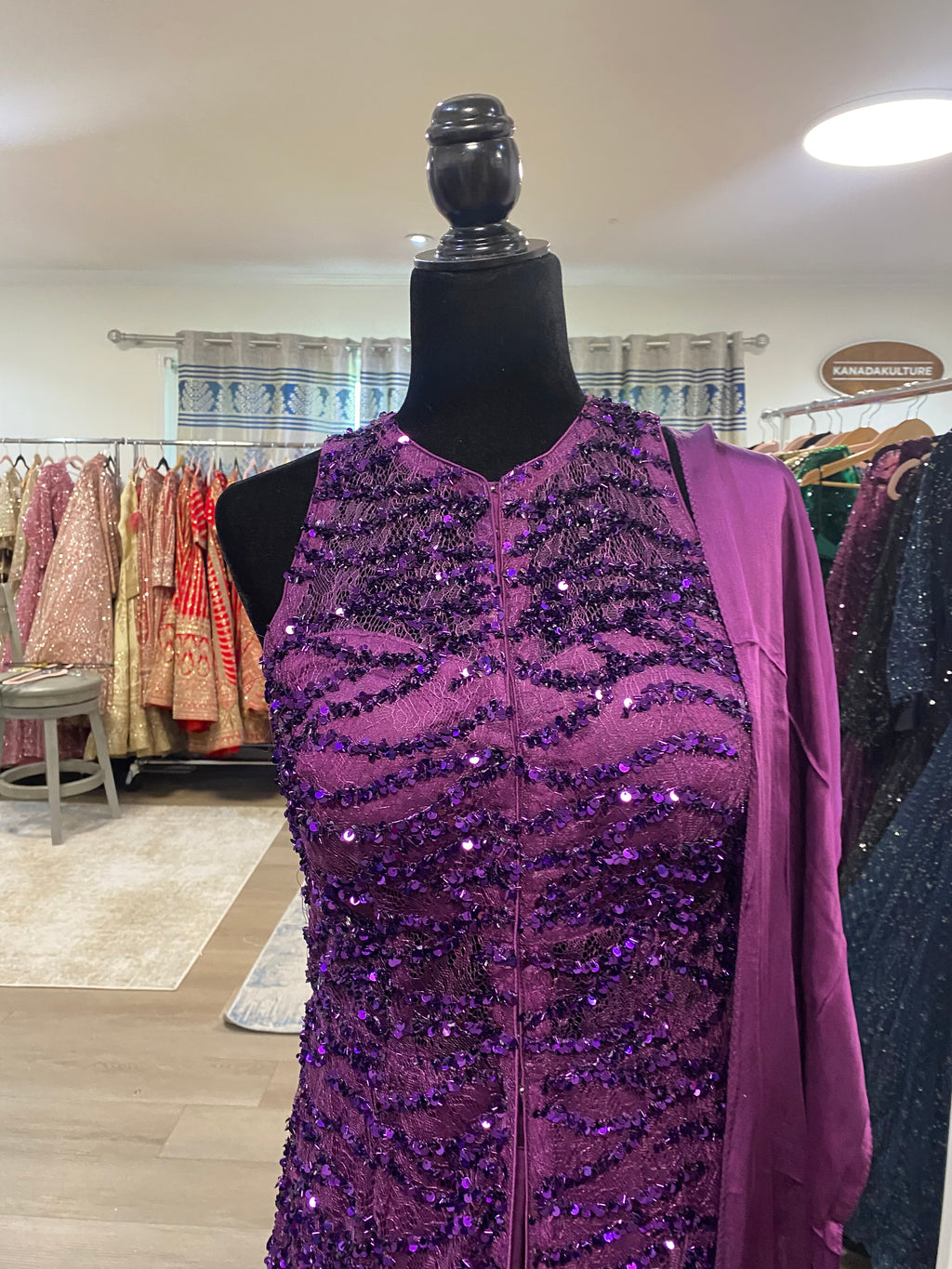 Indo western Embroidered suit