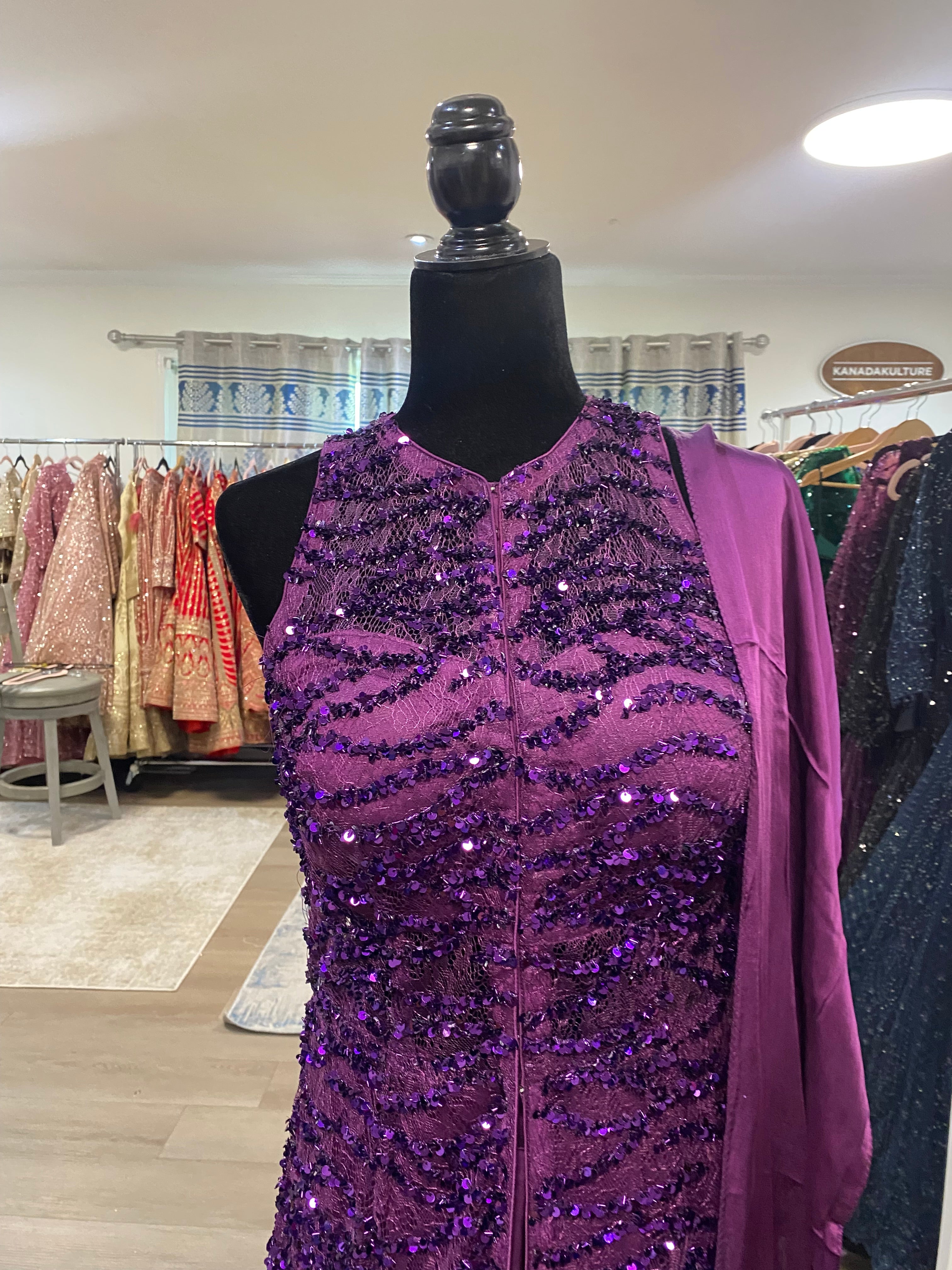 Indo western Embroidered suit