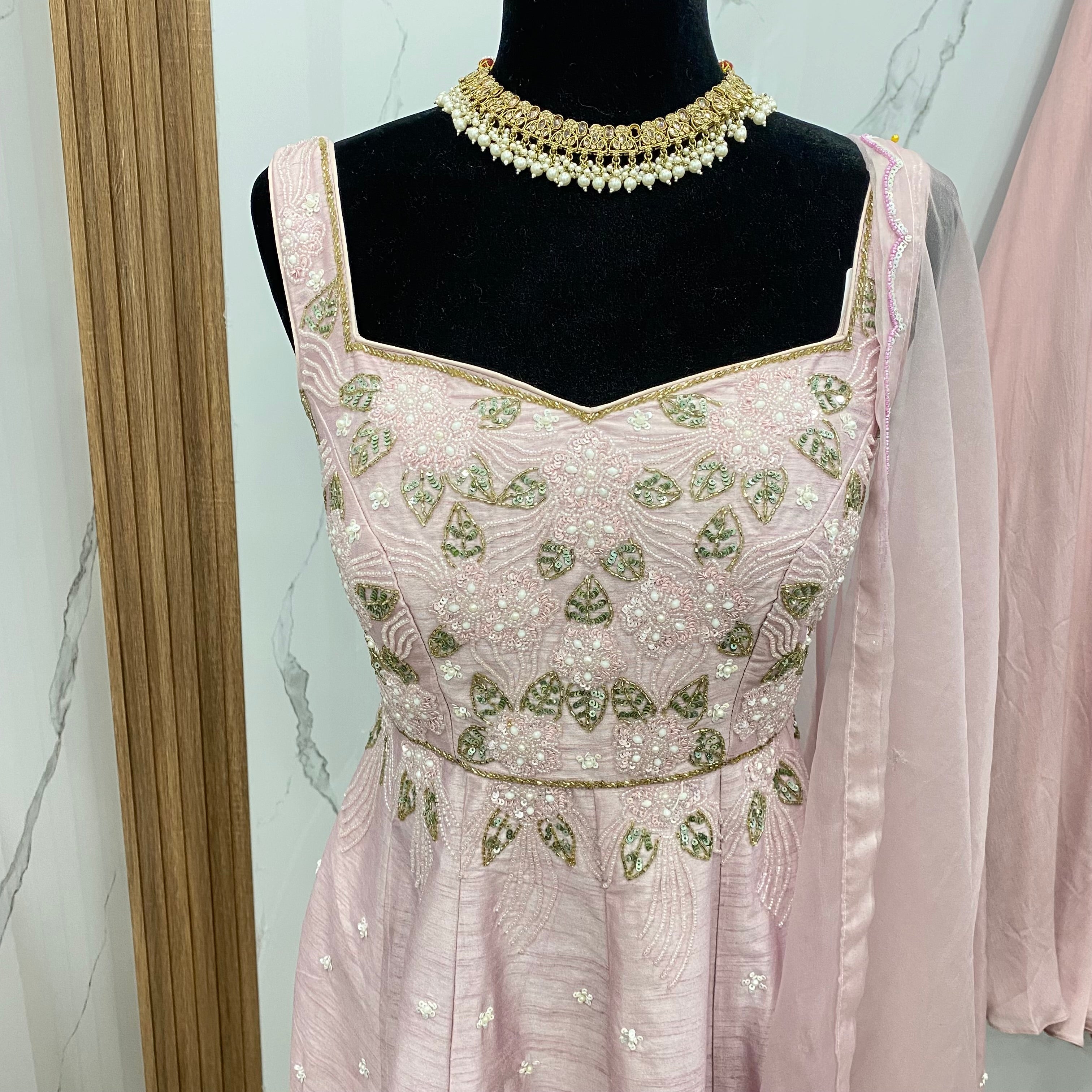 Embroidered suit