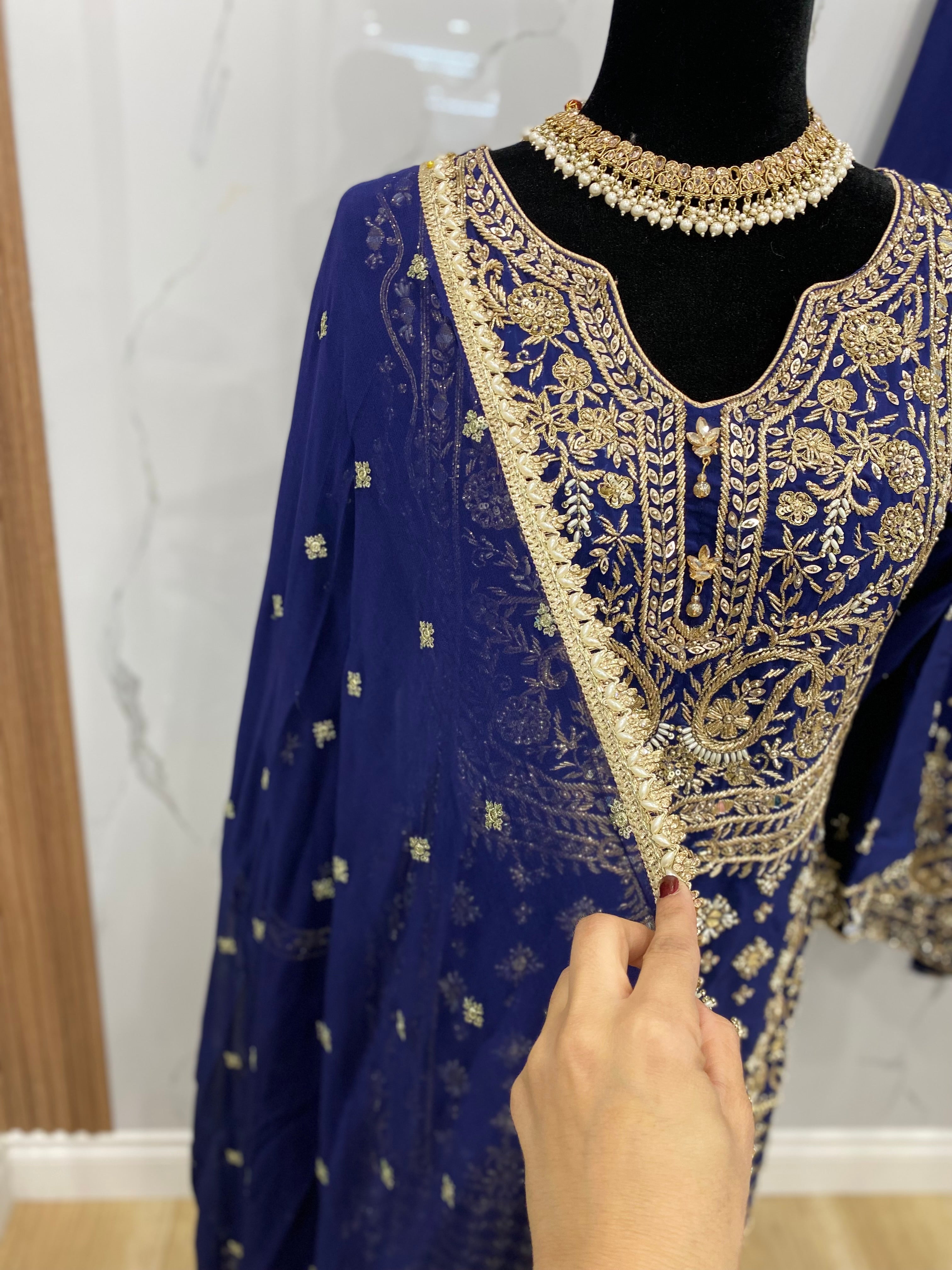 Hand work Embroidered suit
