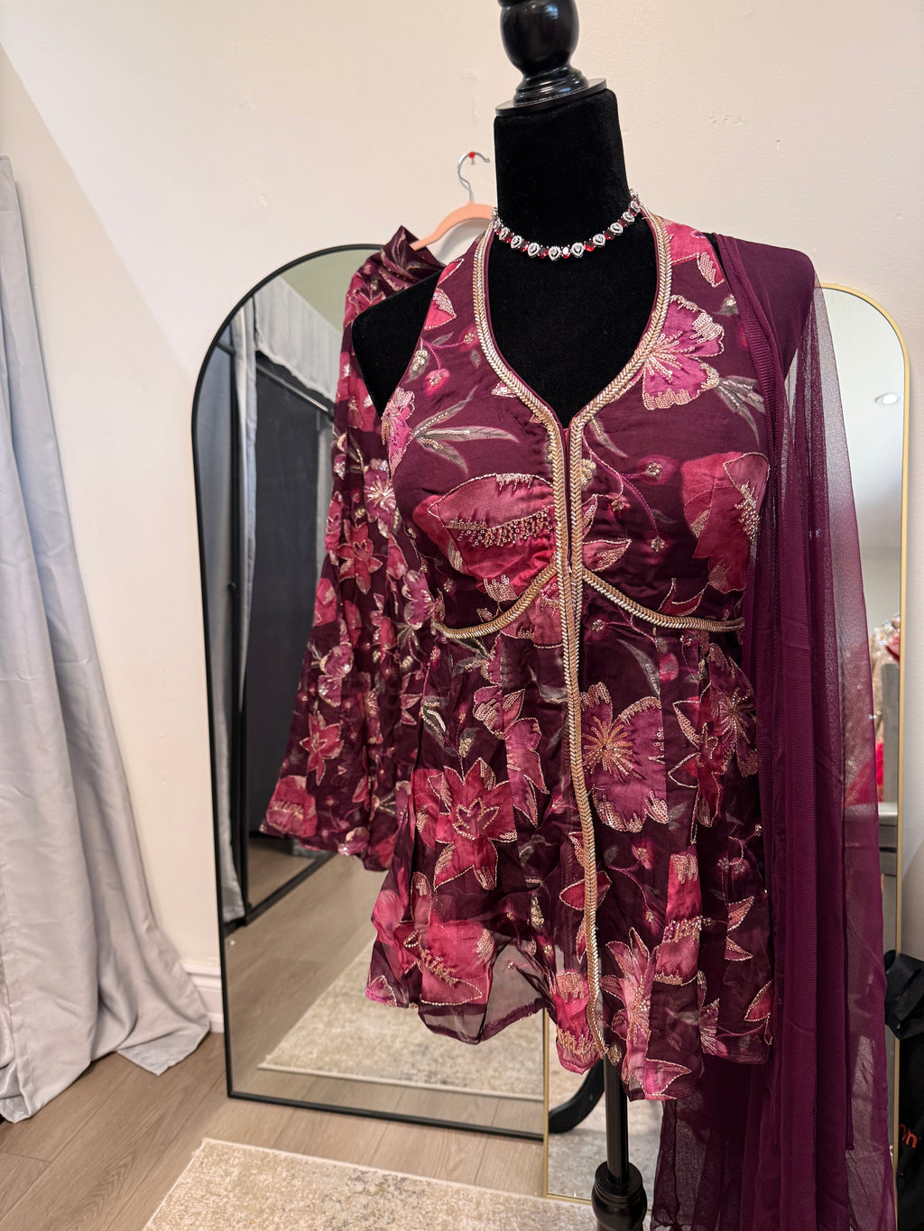 Embroidered suit