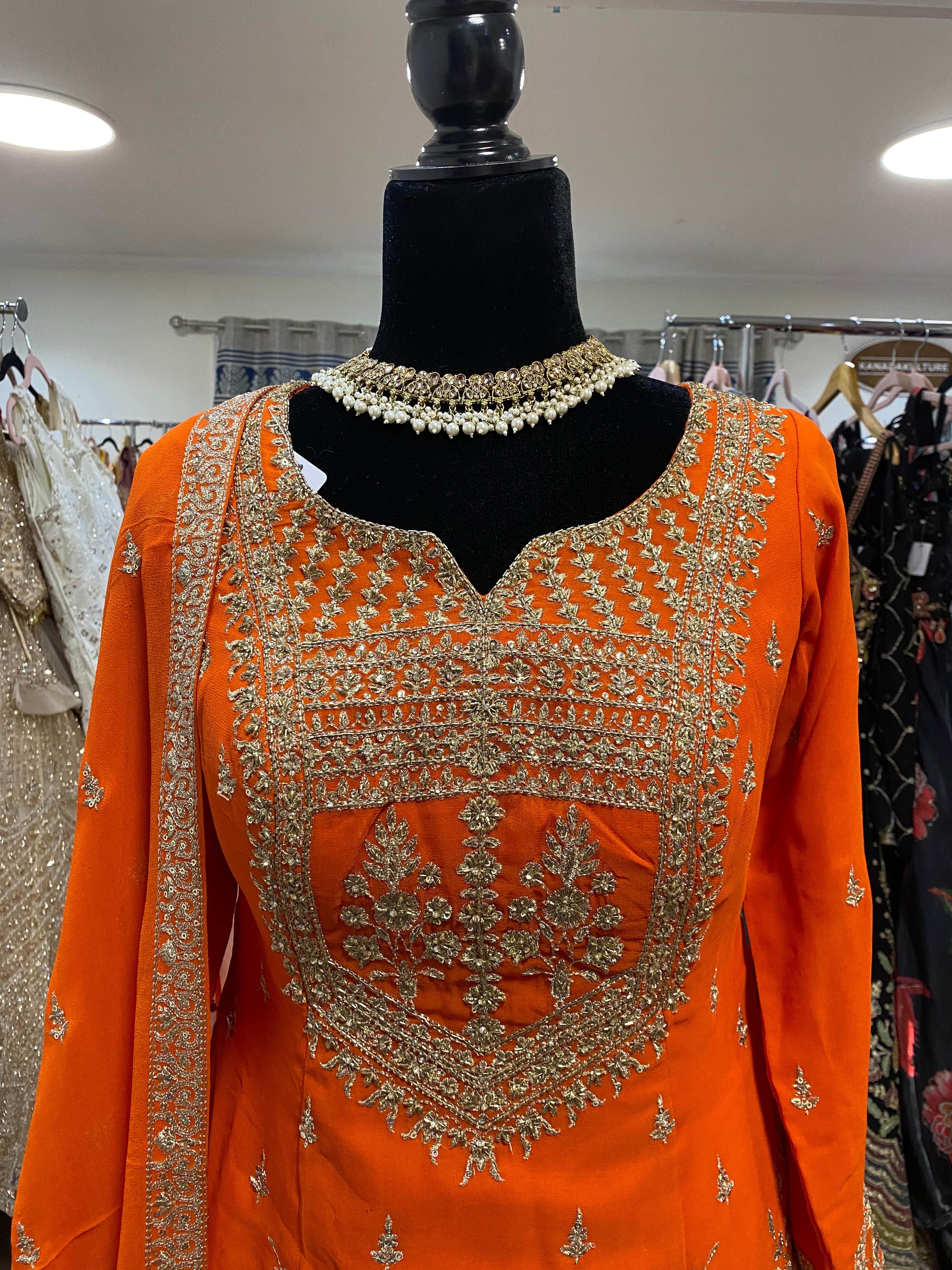 Embroidered suit – Kanada Kulture