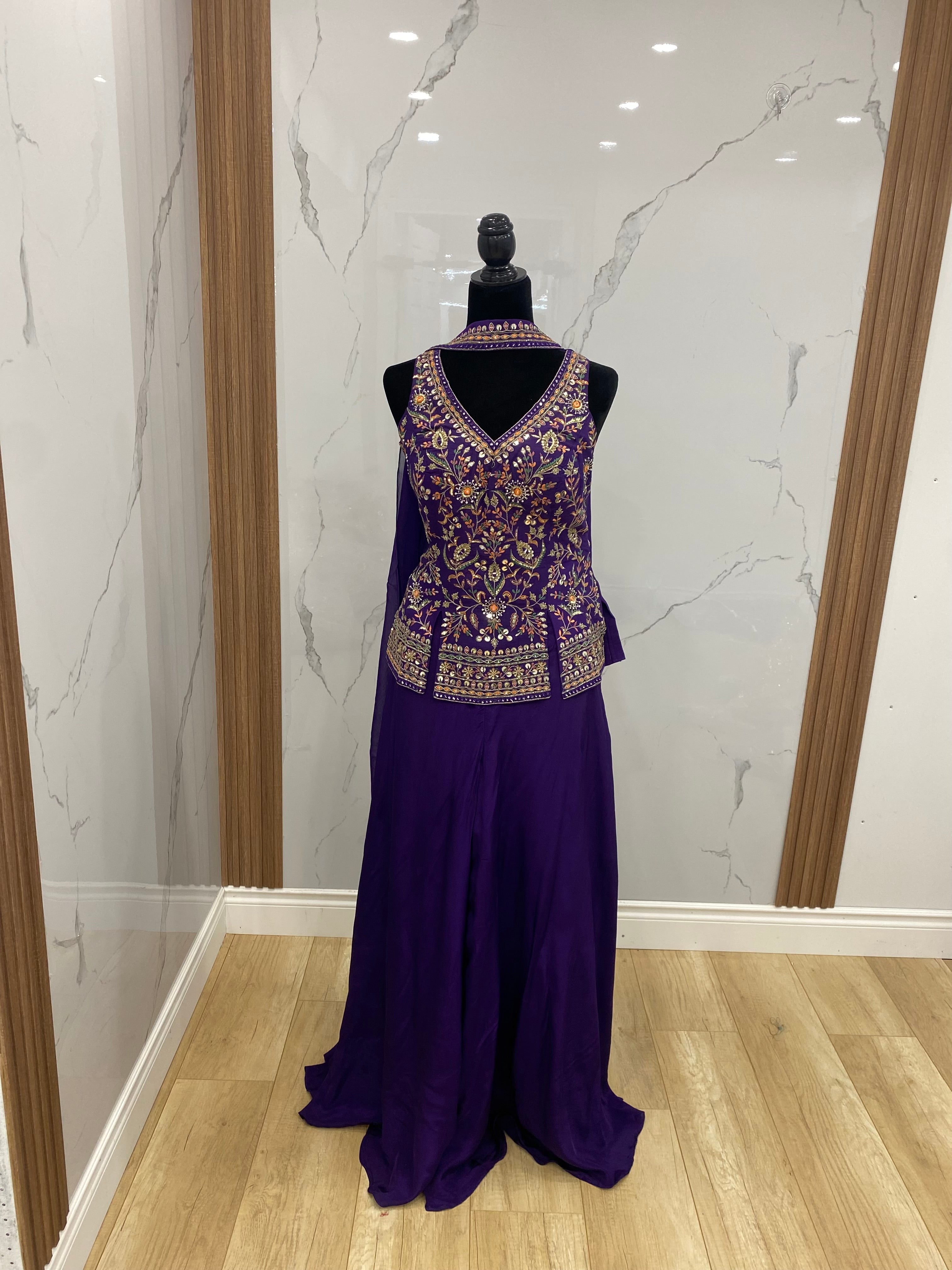 Embroidered suit