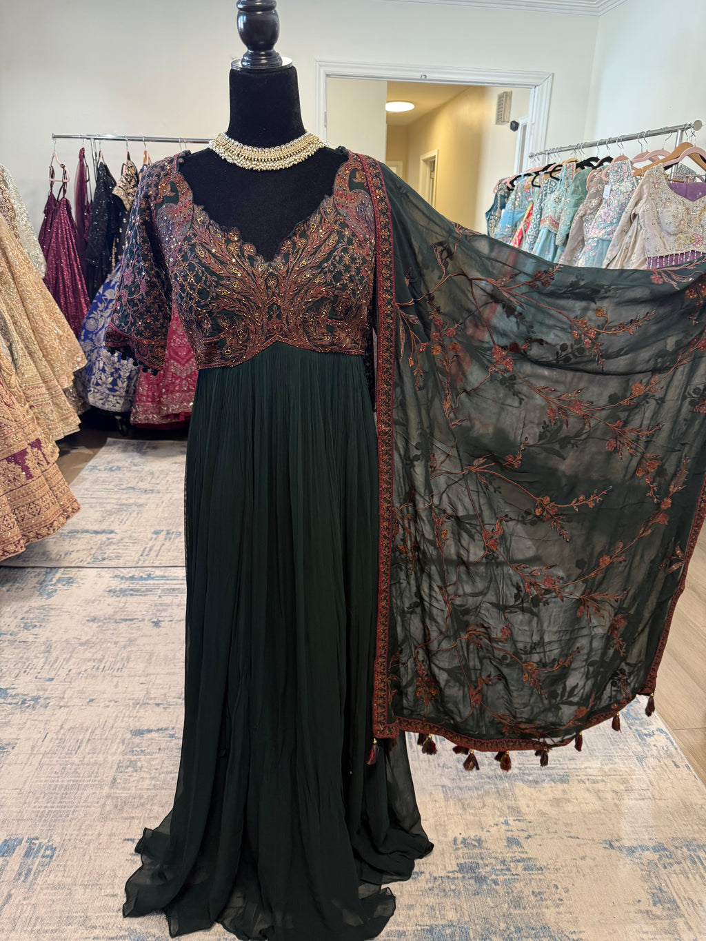 Embroidered suit – Kanada Kulture