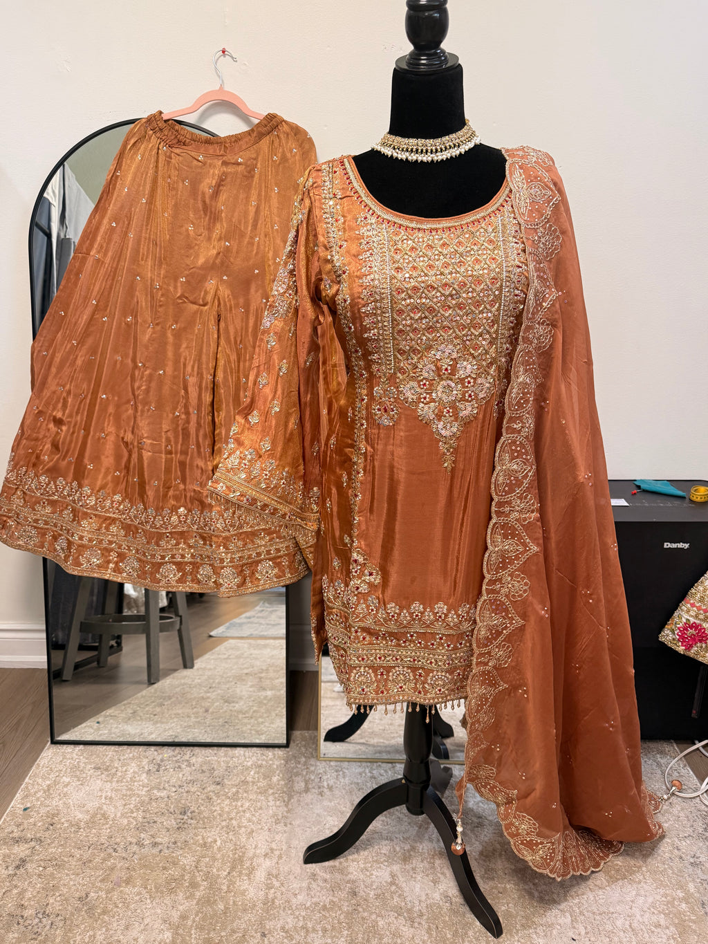 Partywear sharara suit– Kanada Kulture