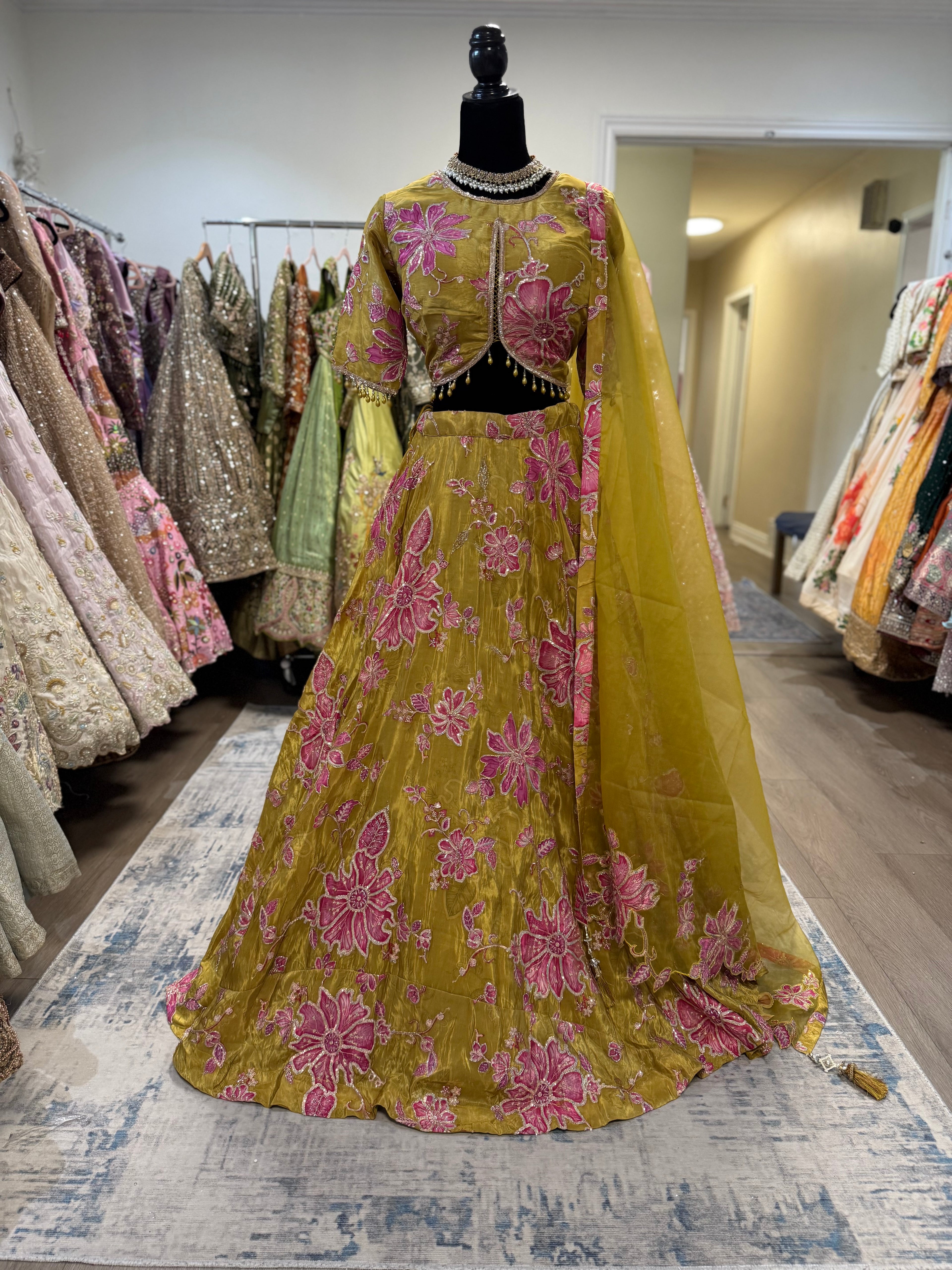 Perfect haldi/mehendi/sangeet lehenga
