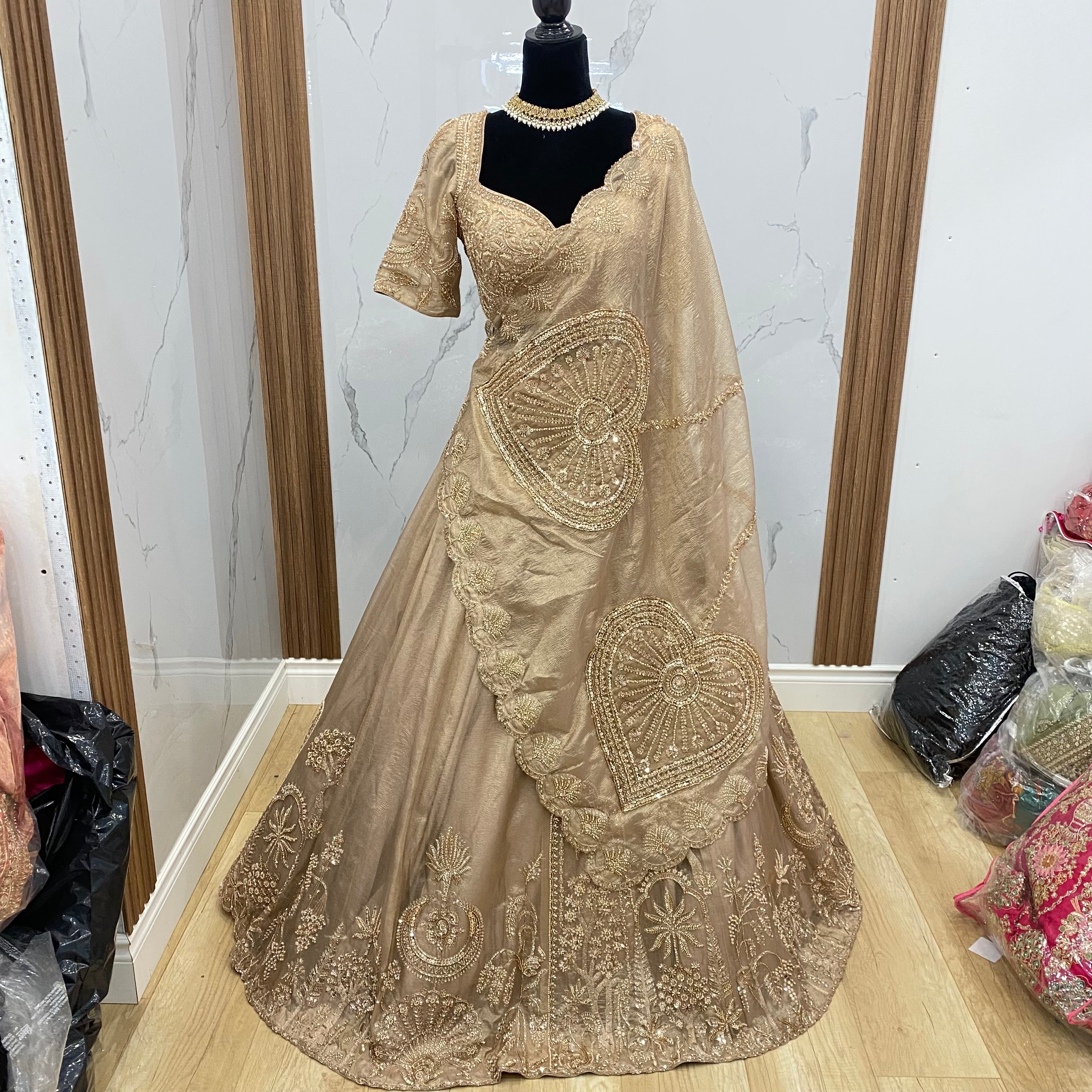 Beautiful heavy dhupatta designer lehenga choli