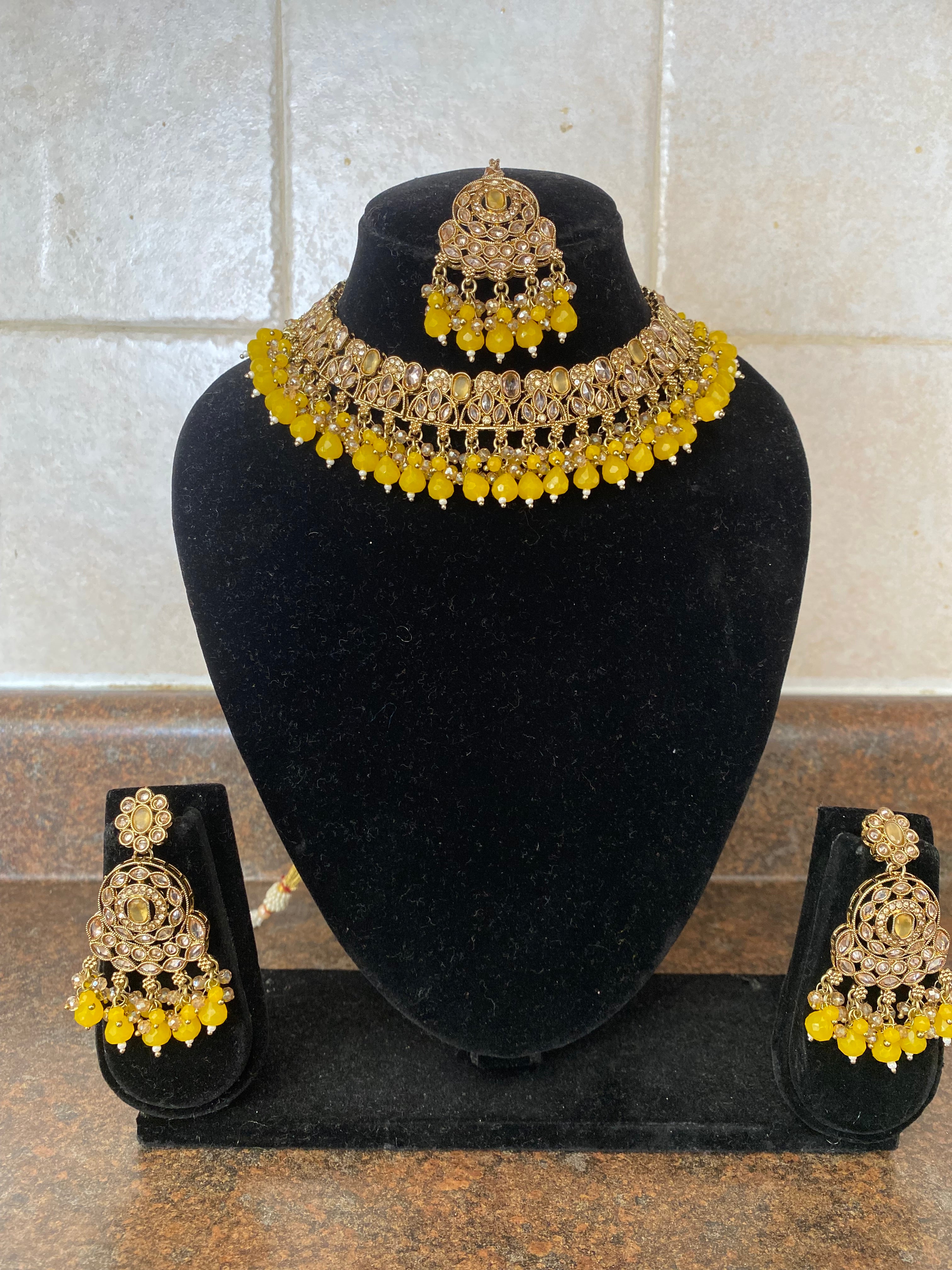 Yellow color Jewellery