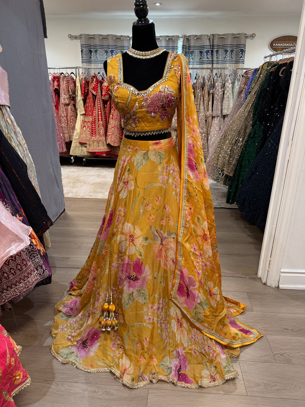 Perfect haldi/mehendi/sangeet Designer Lehenga choli