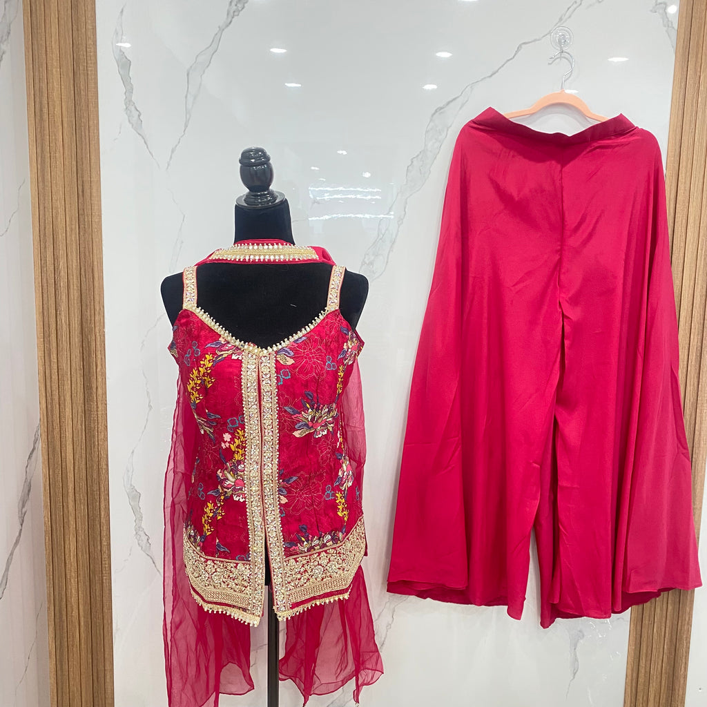 Embroidered suit