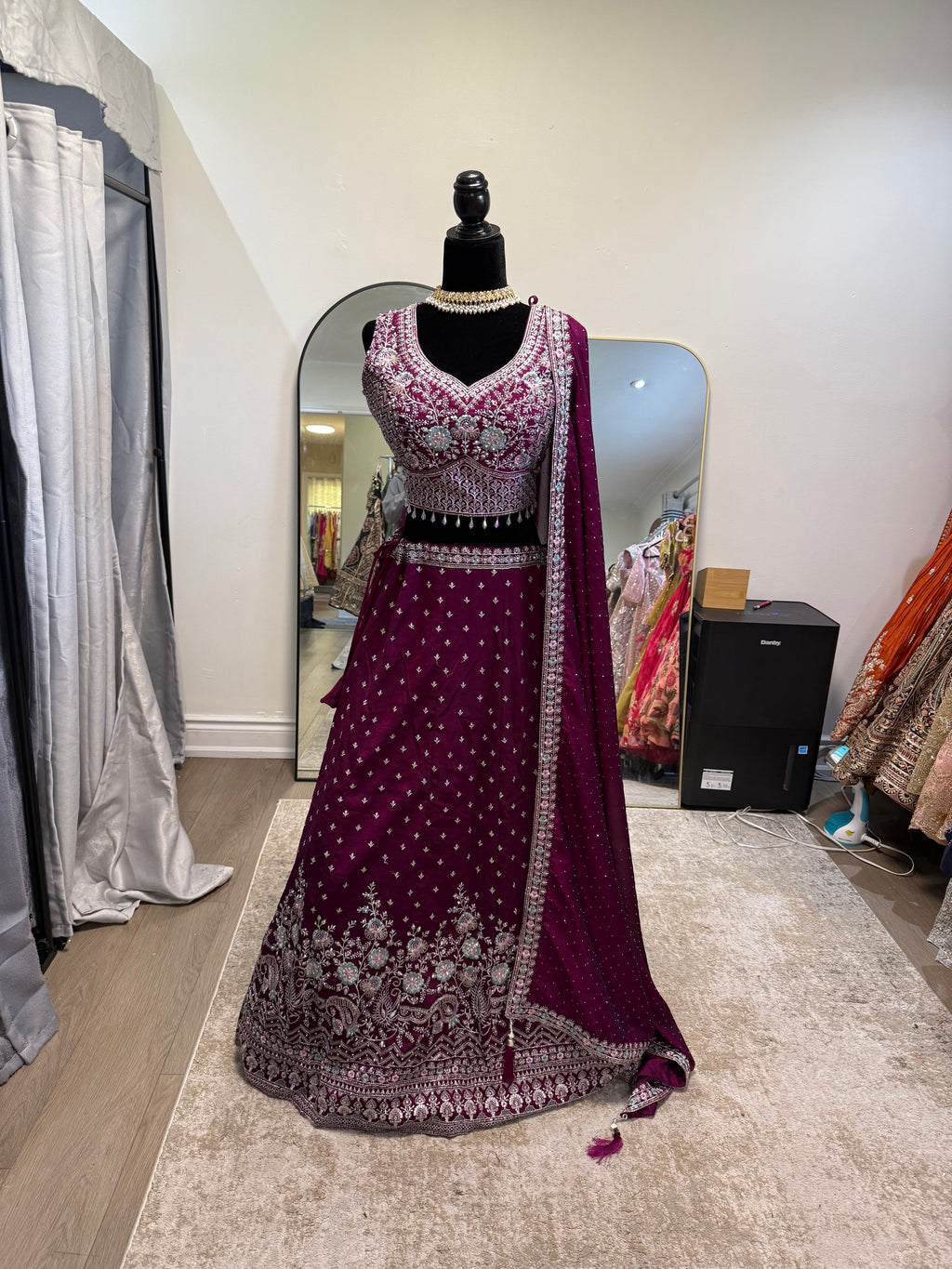 KanadaKulture - designer Lehenga with level detailing