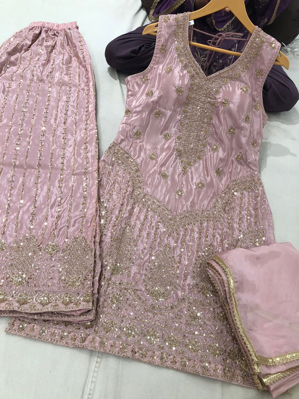 Embroidered suit