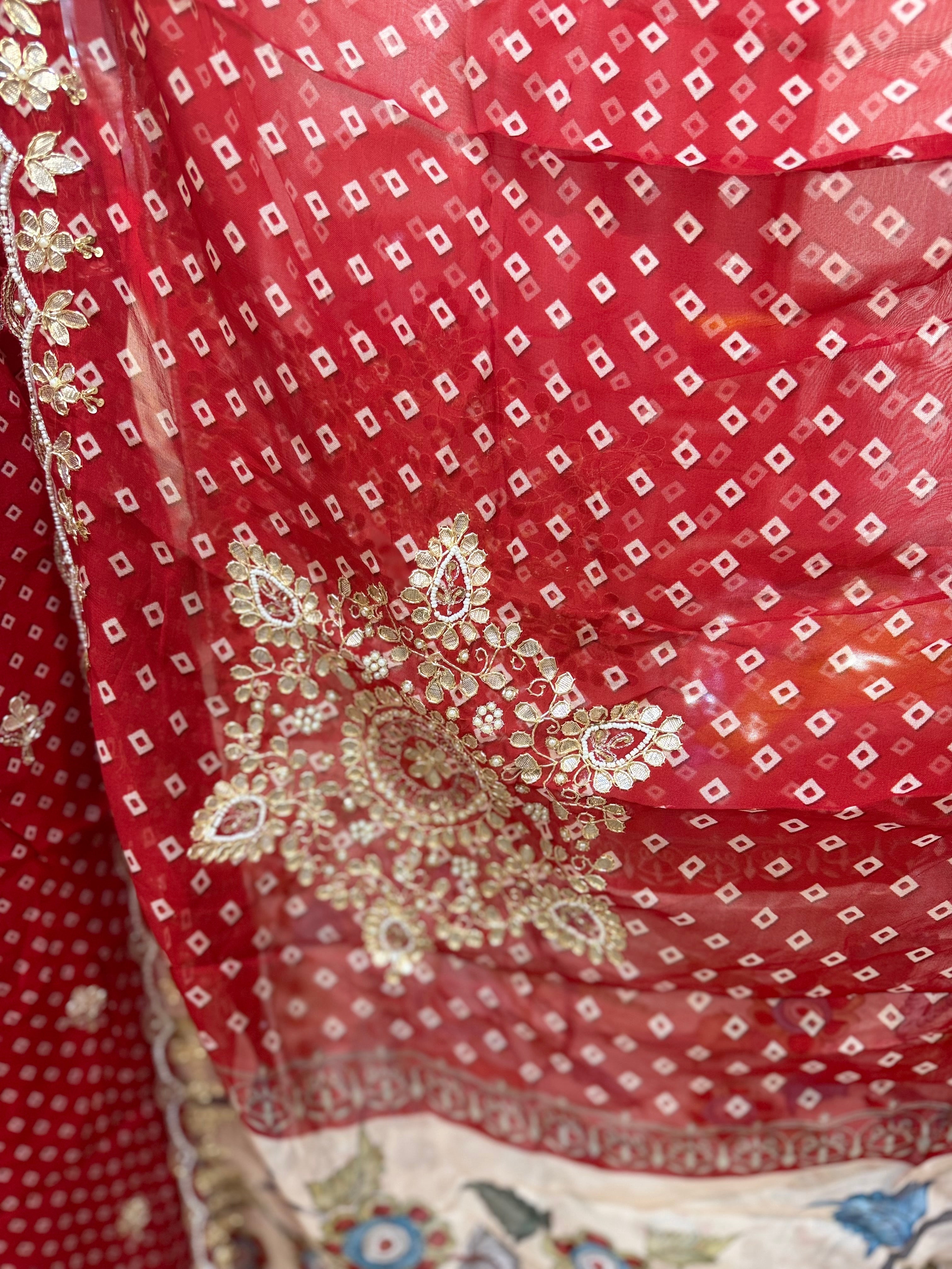 Hand Embroidered unstitched Suit – Kanada Kulture