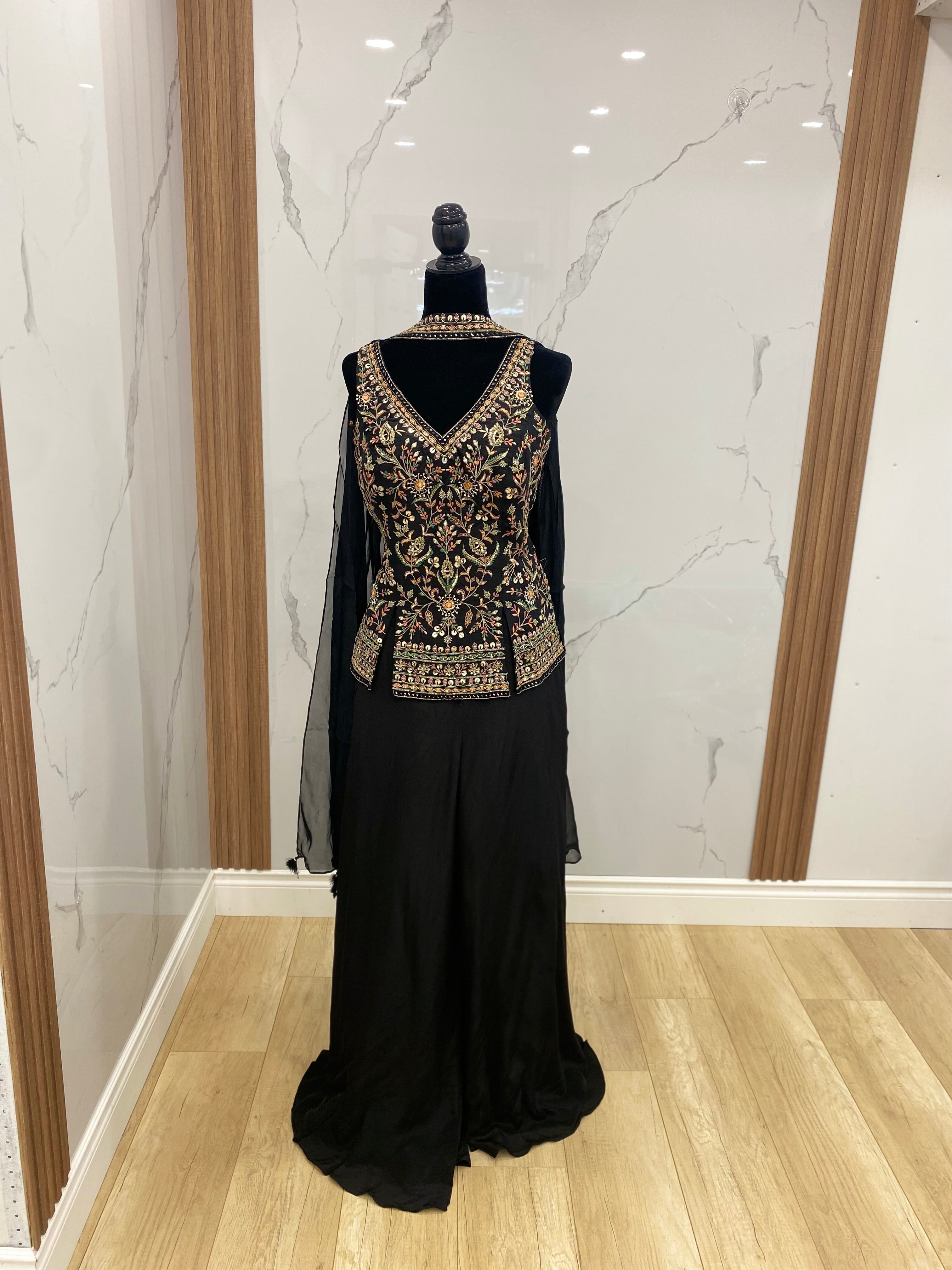 Embroidered suit