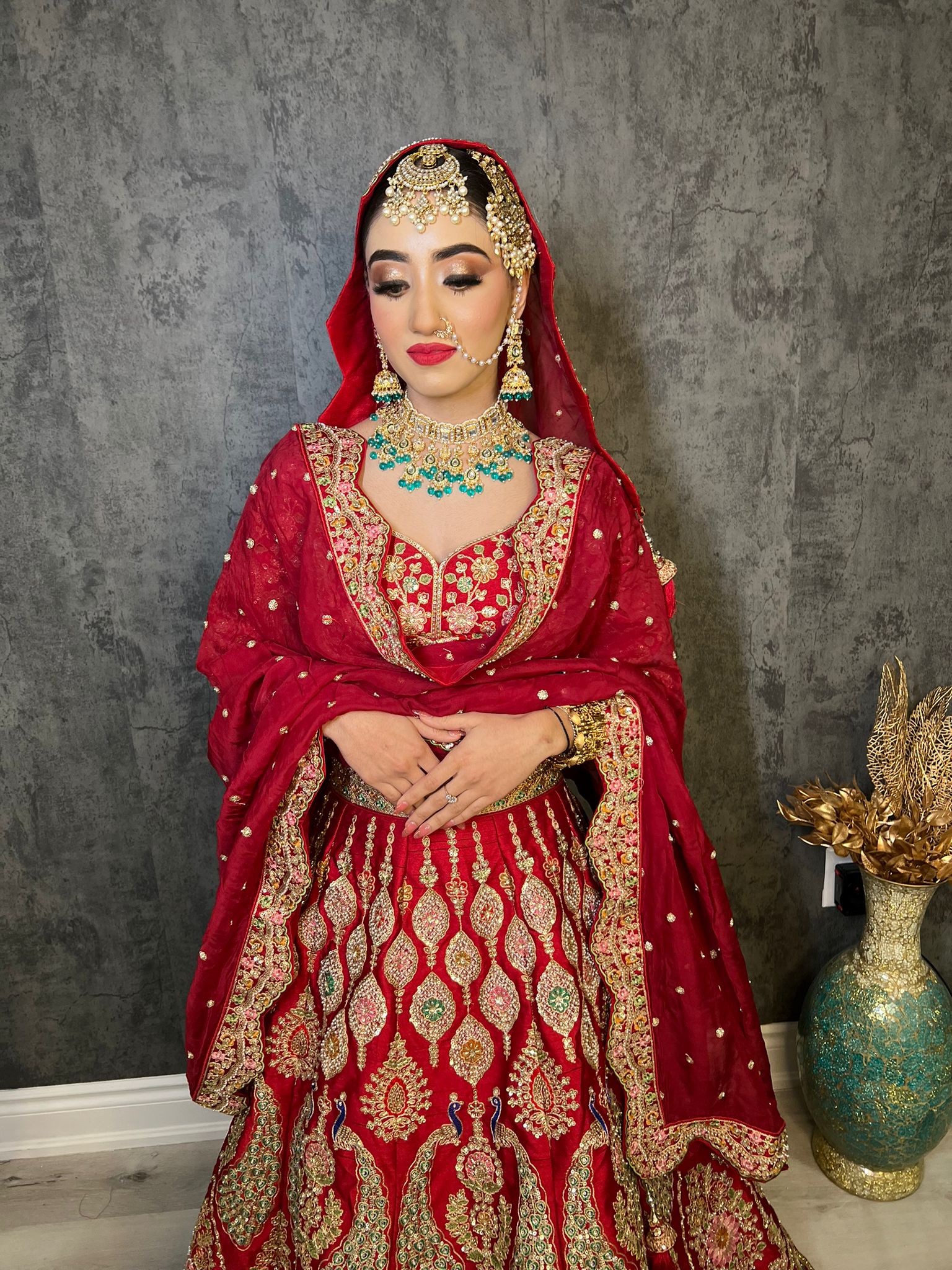 Traditional Embroidered silk Lehenga Choli