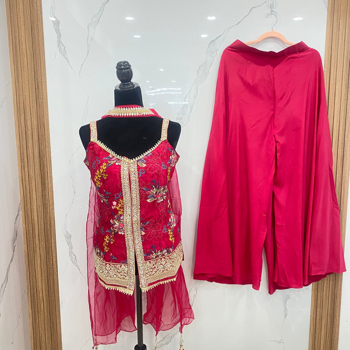 Embroidered suit