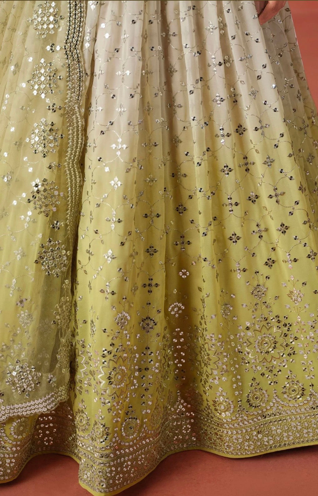Traditional Embroidered Geogette Lehenga Choli
