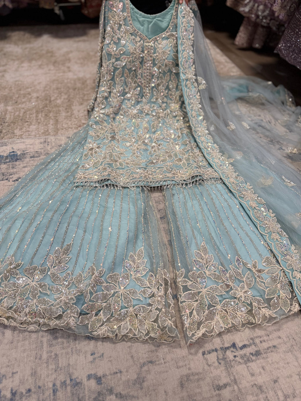 Embroidered suit – Kanada Kulture