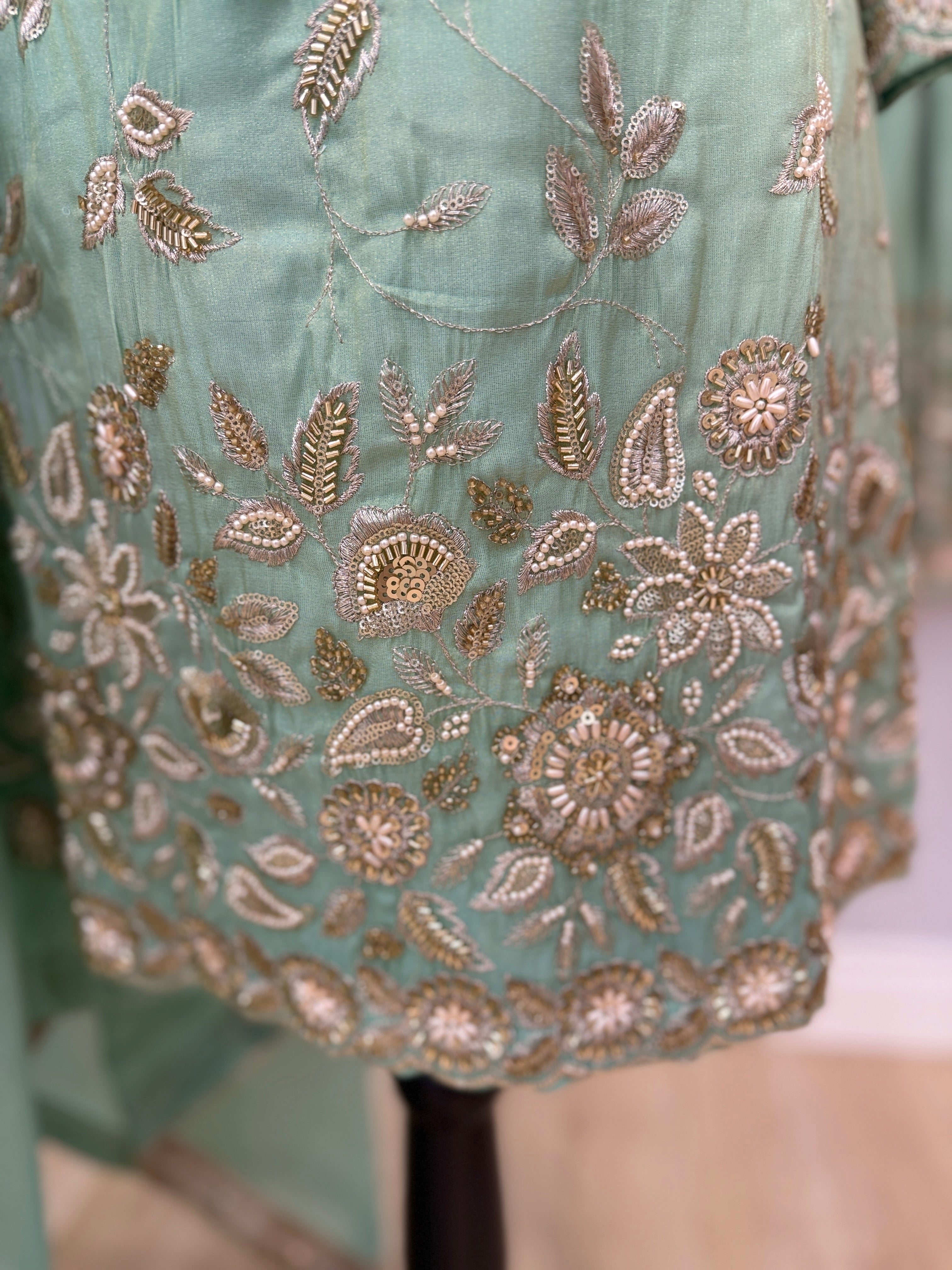 Embroidered gharara Suit – Kanada Kulture