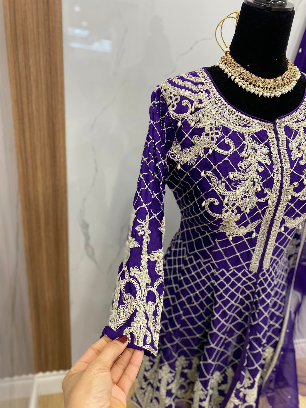 Embroidered suit