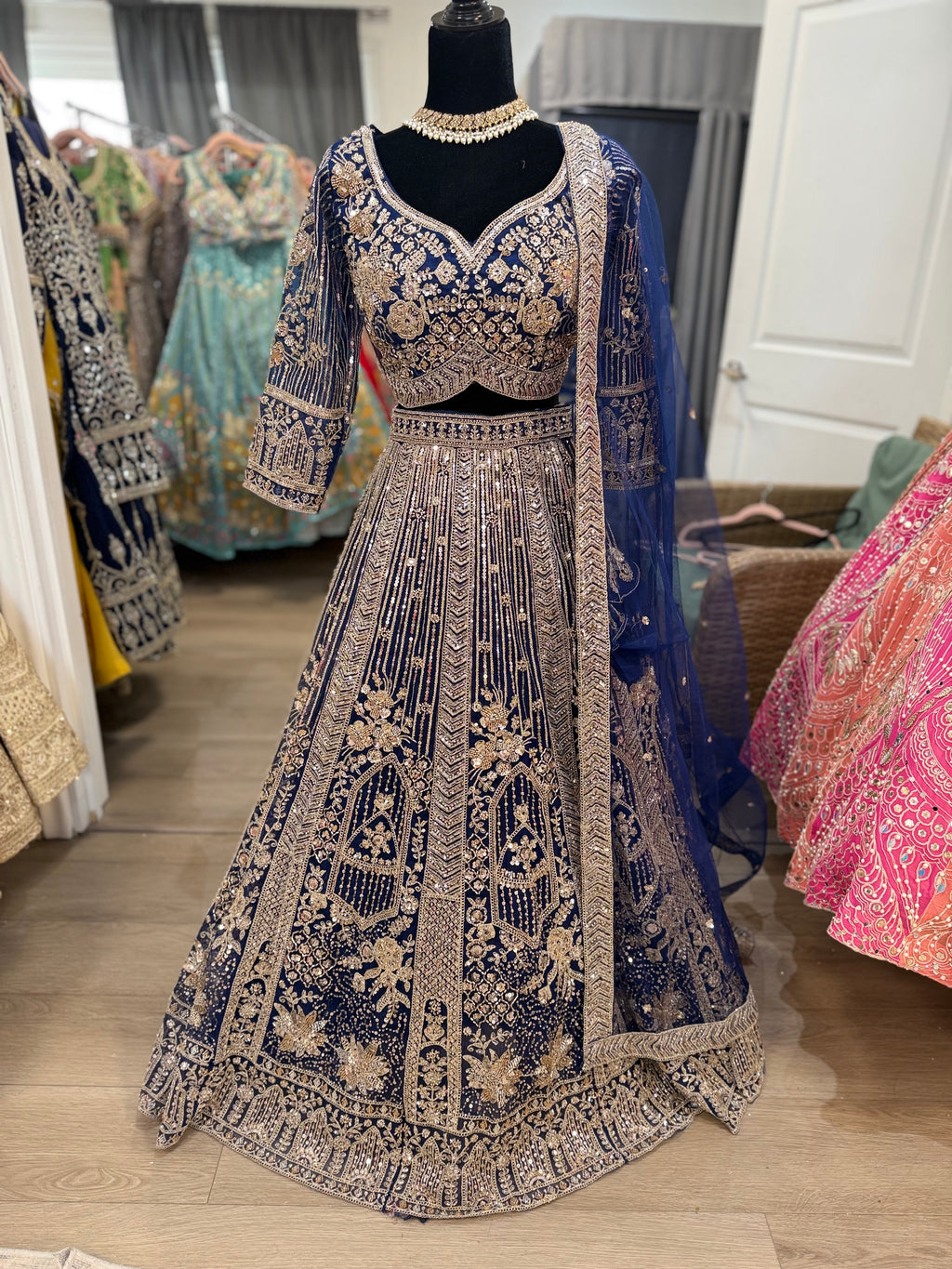 Beautiful choli with lehenga