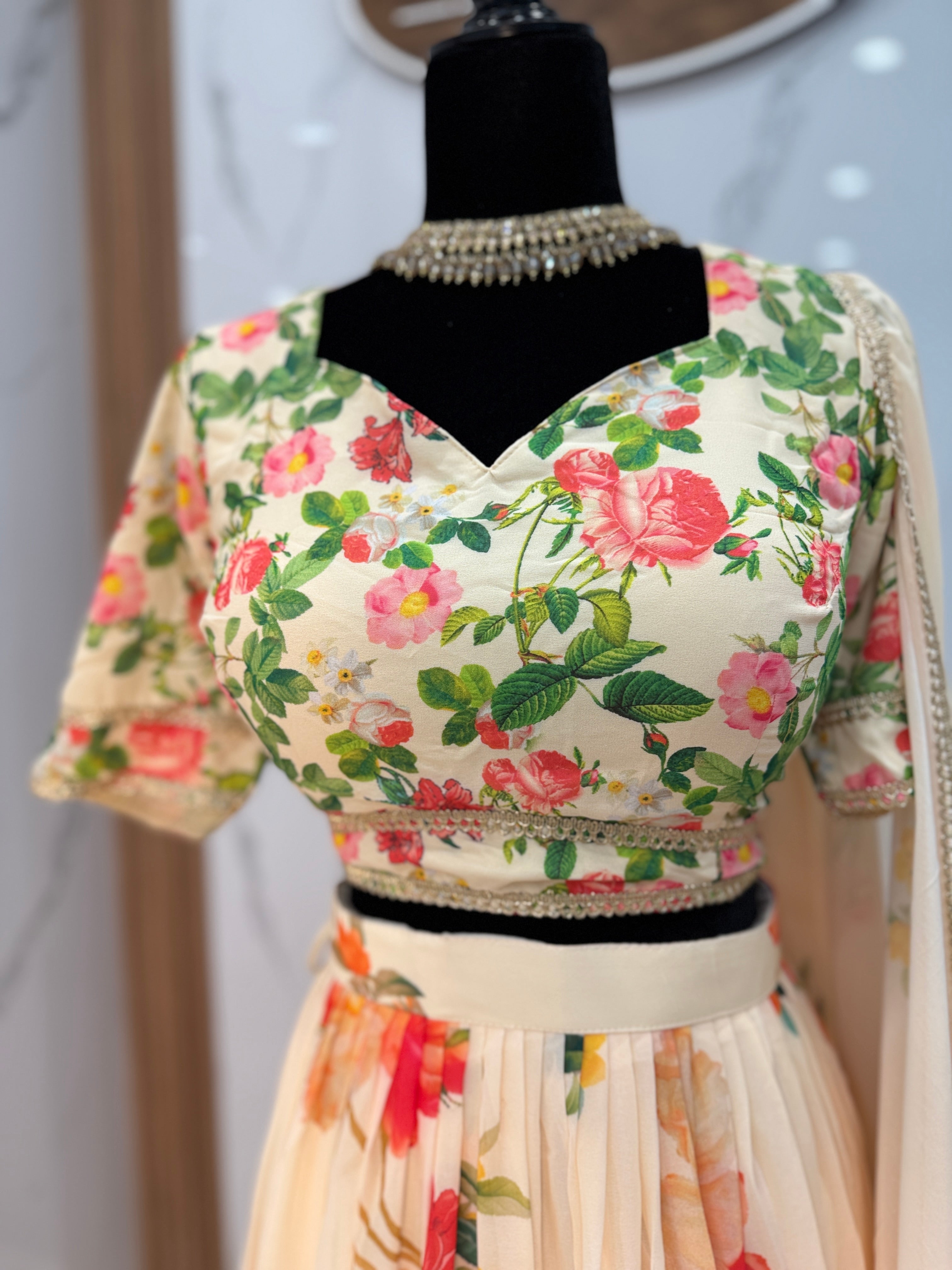 Floral lehenga