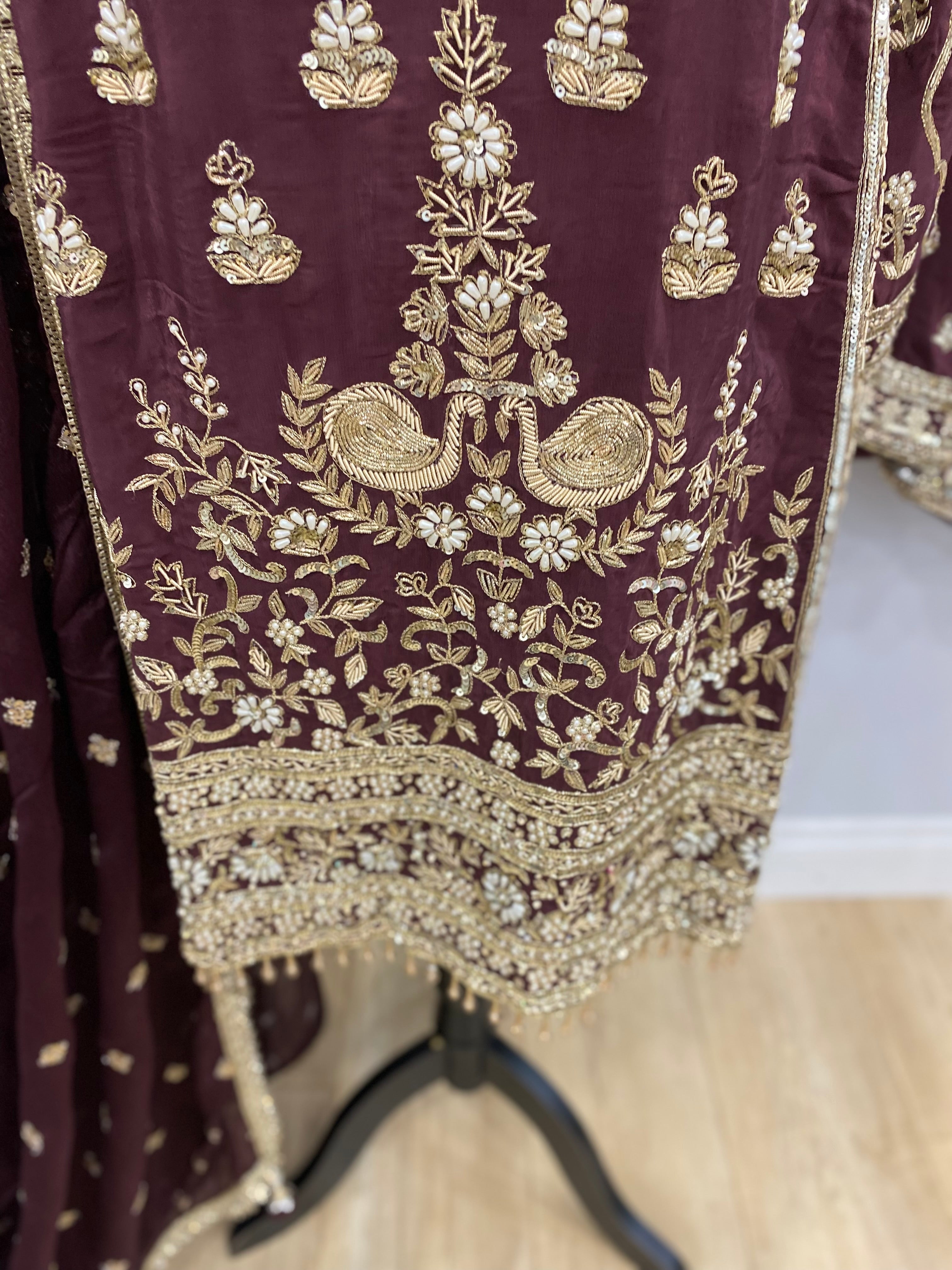 Embroidered suit