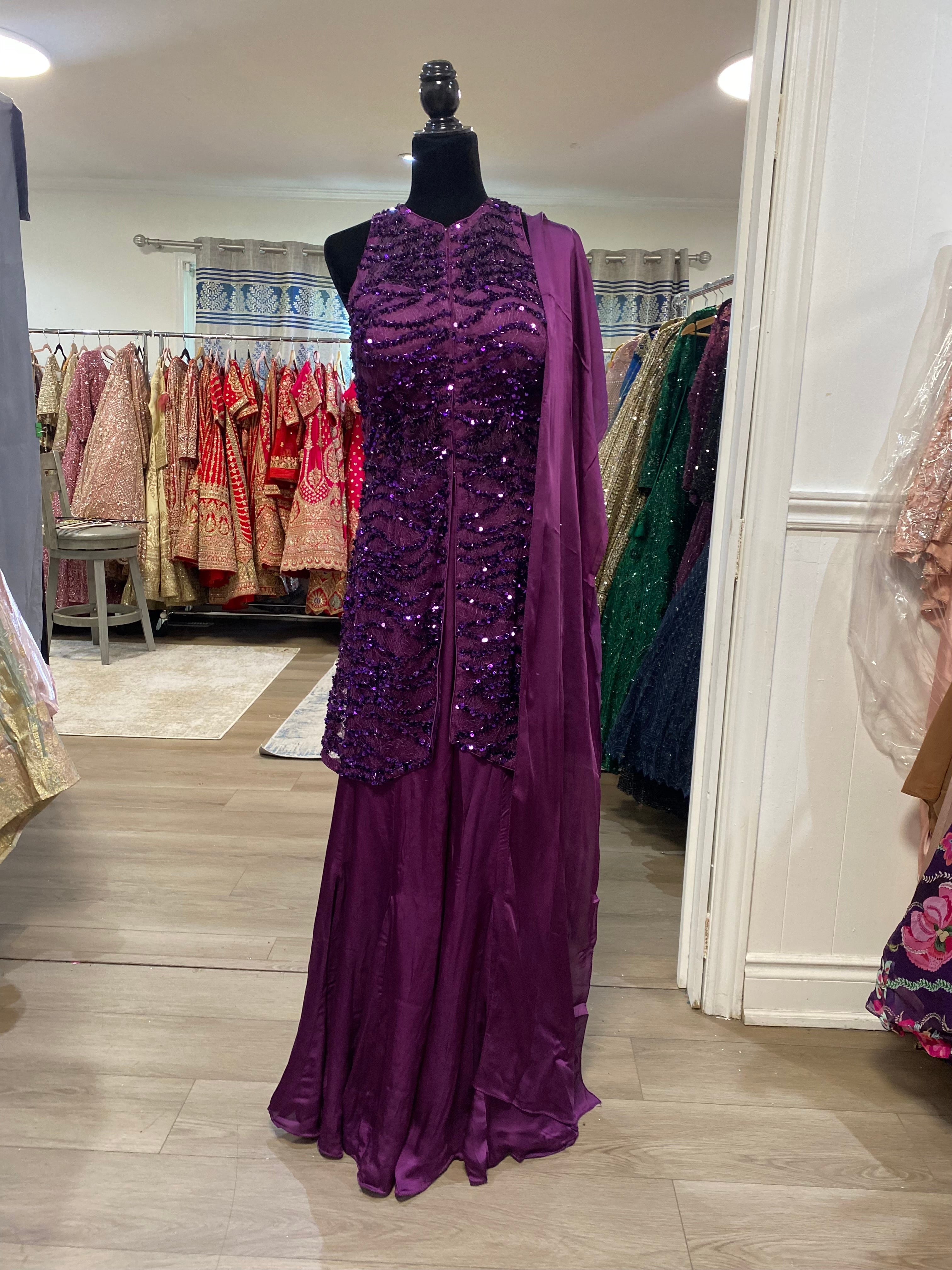 Indo western Embroidered suit