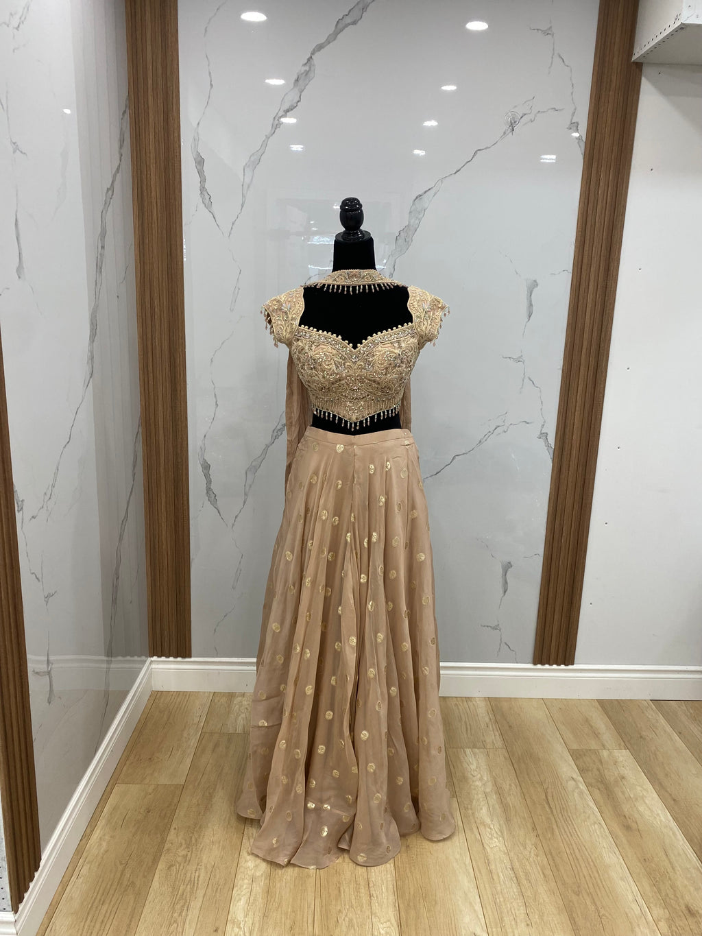 Crop top with palazoo