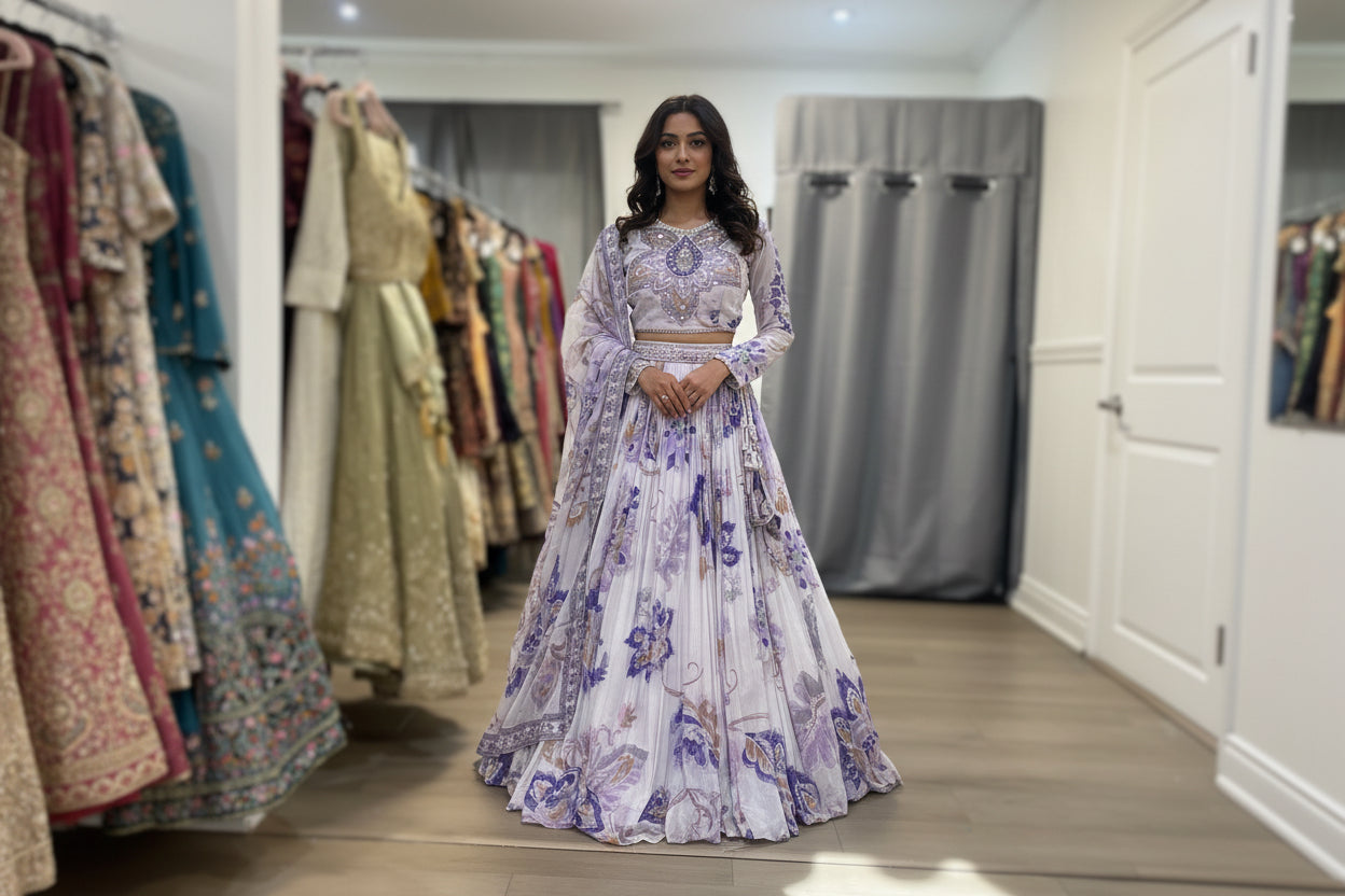 Traditional Embroidered Lehenga Choli
