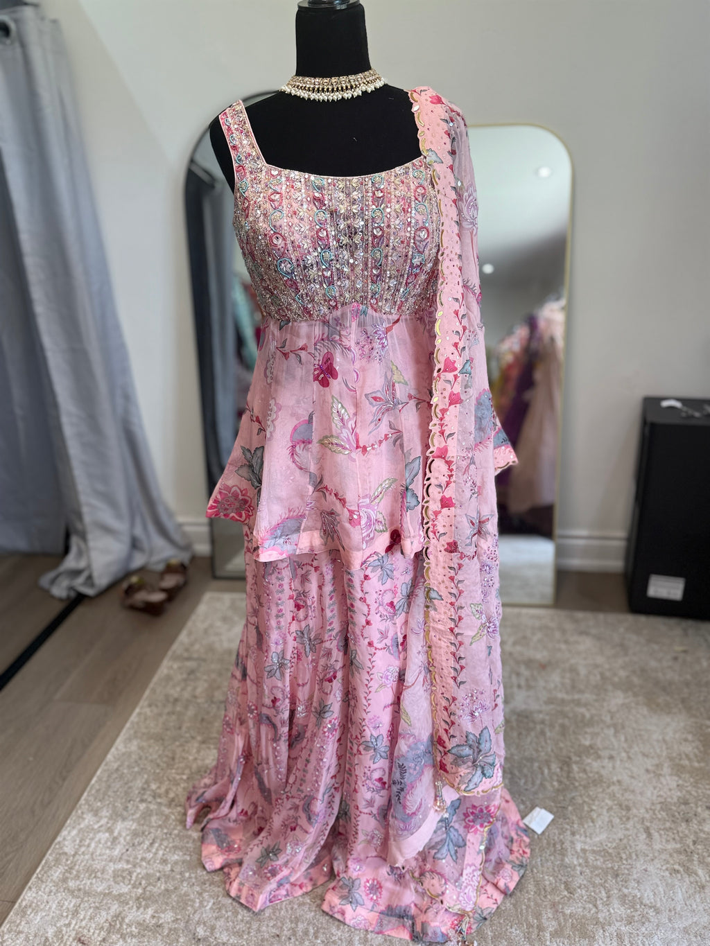 Mahima mahajan inspired designer gharara suit