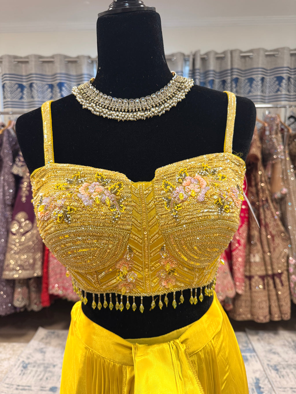 Pre drape saree