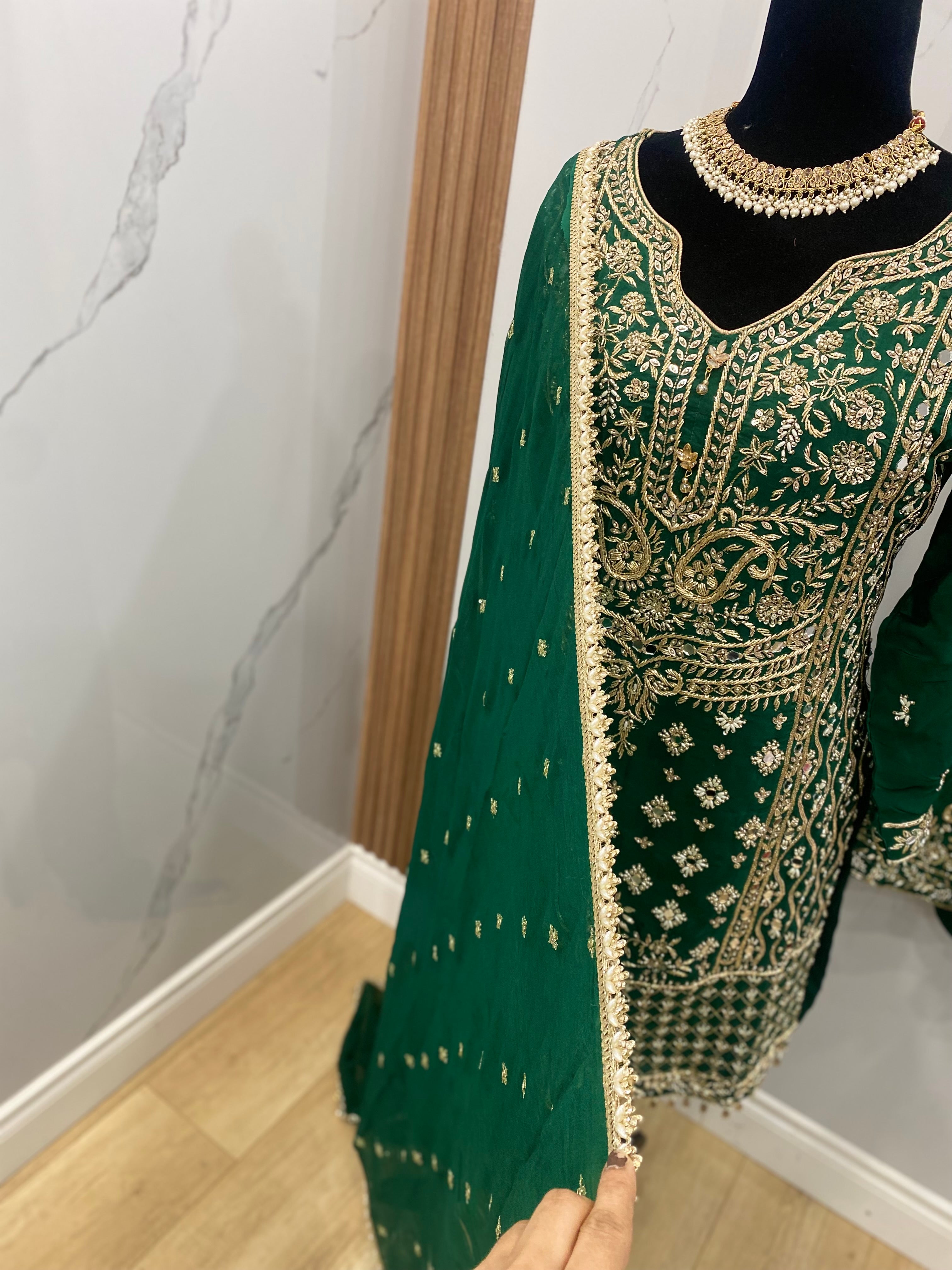 Hand work Embroidered suit
