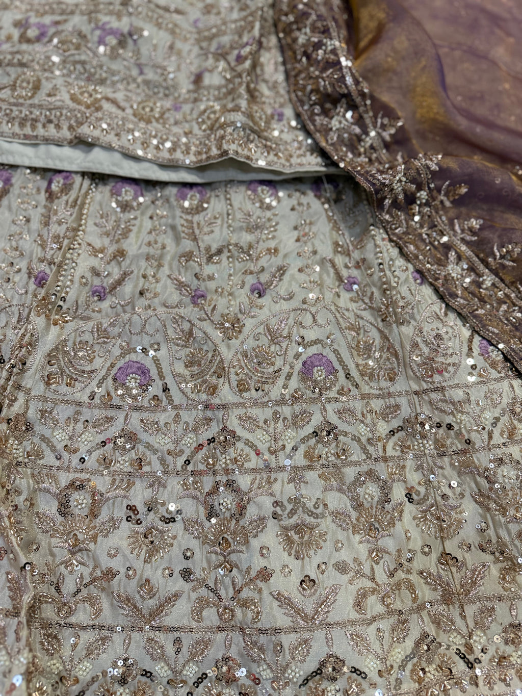 Embroidered suit