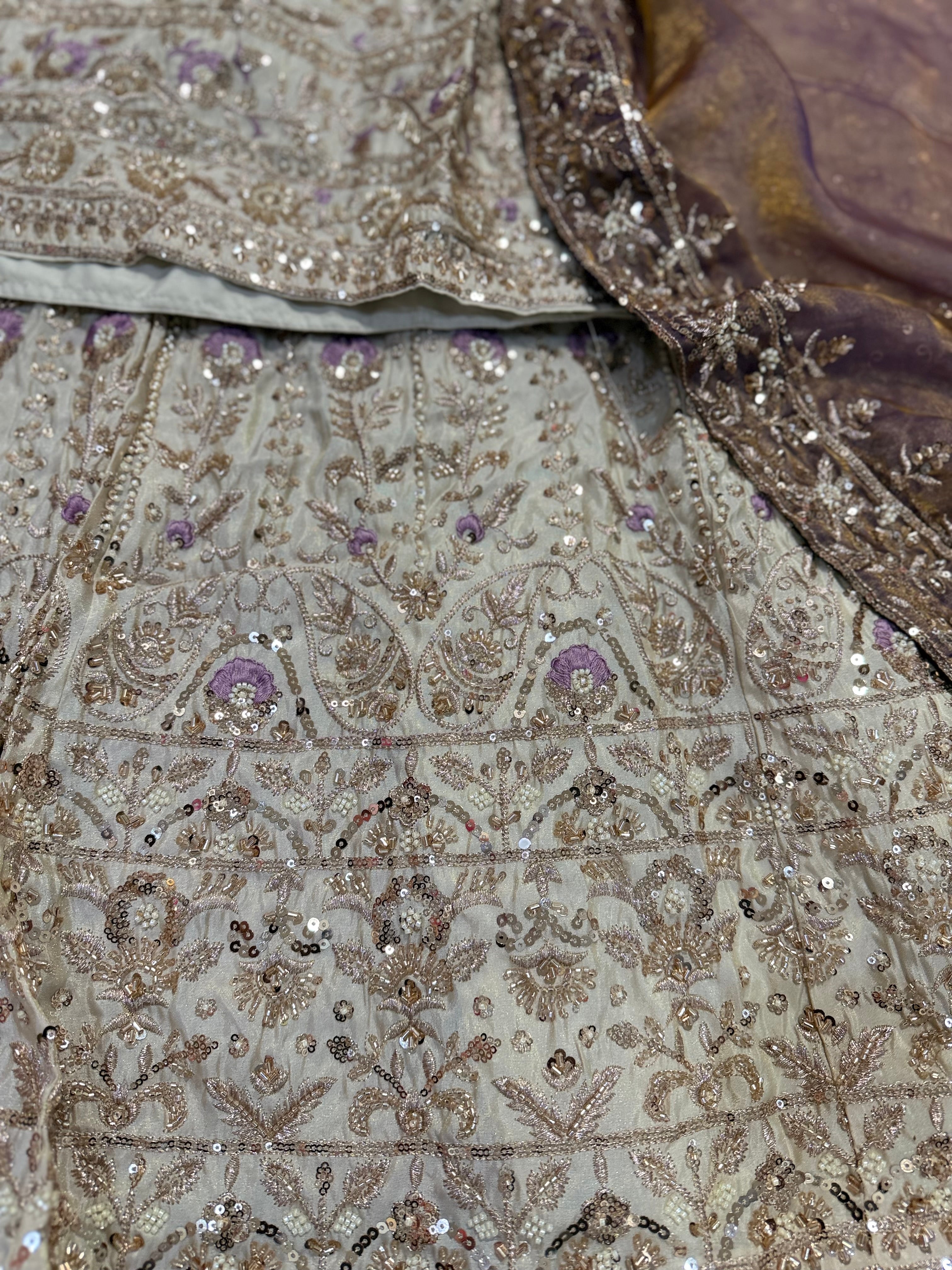 Embroidered suit