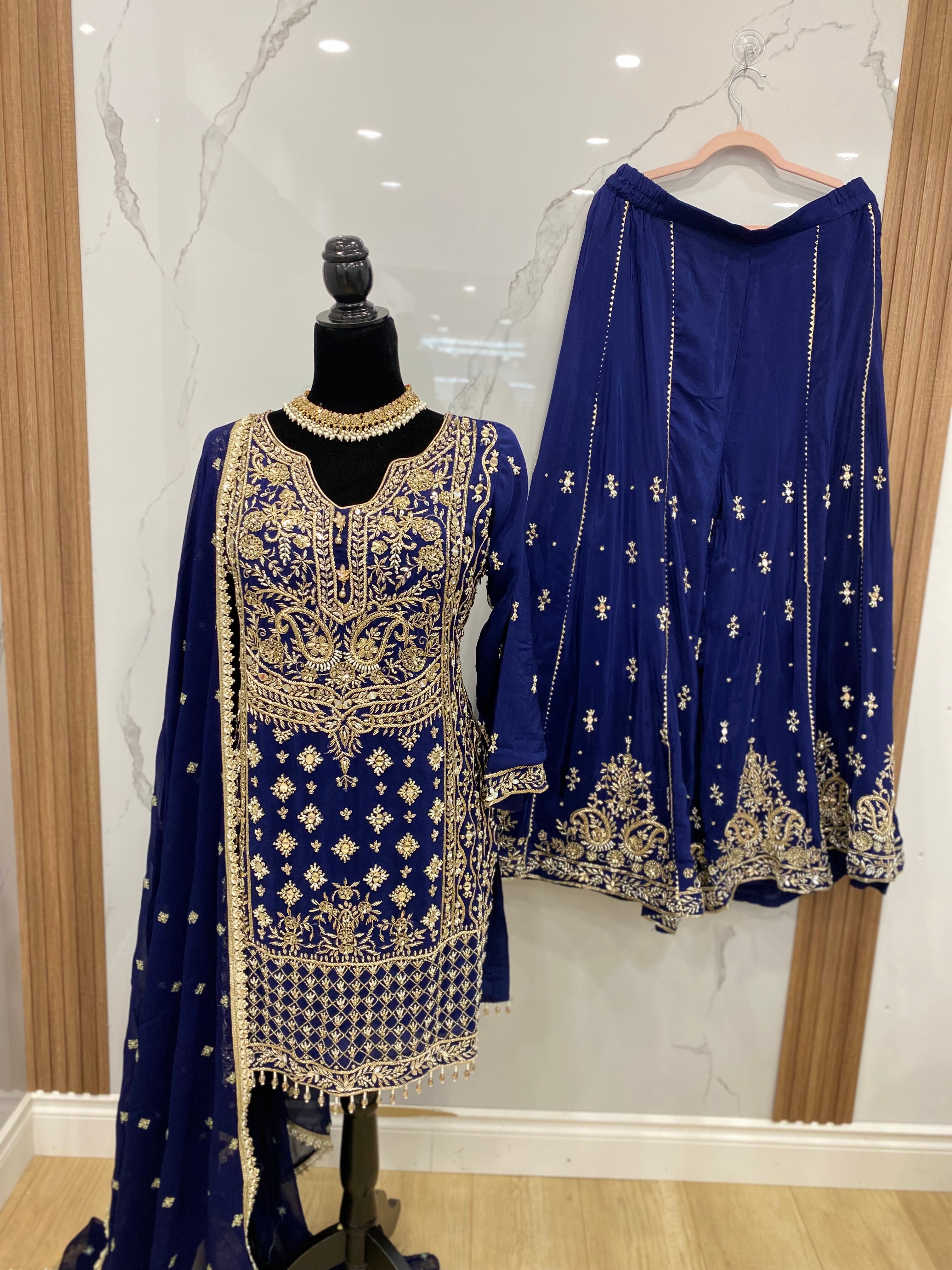 Hand work Embroidered suit