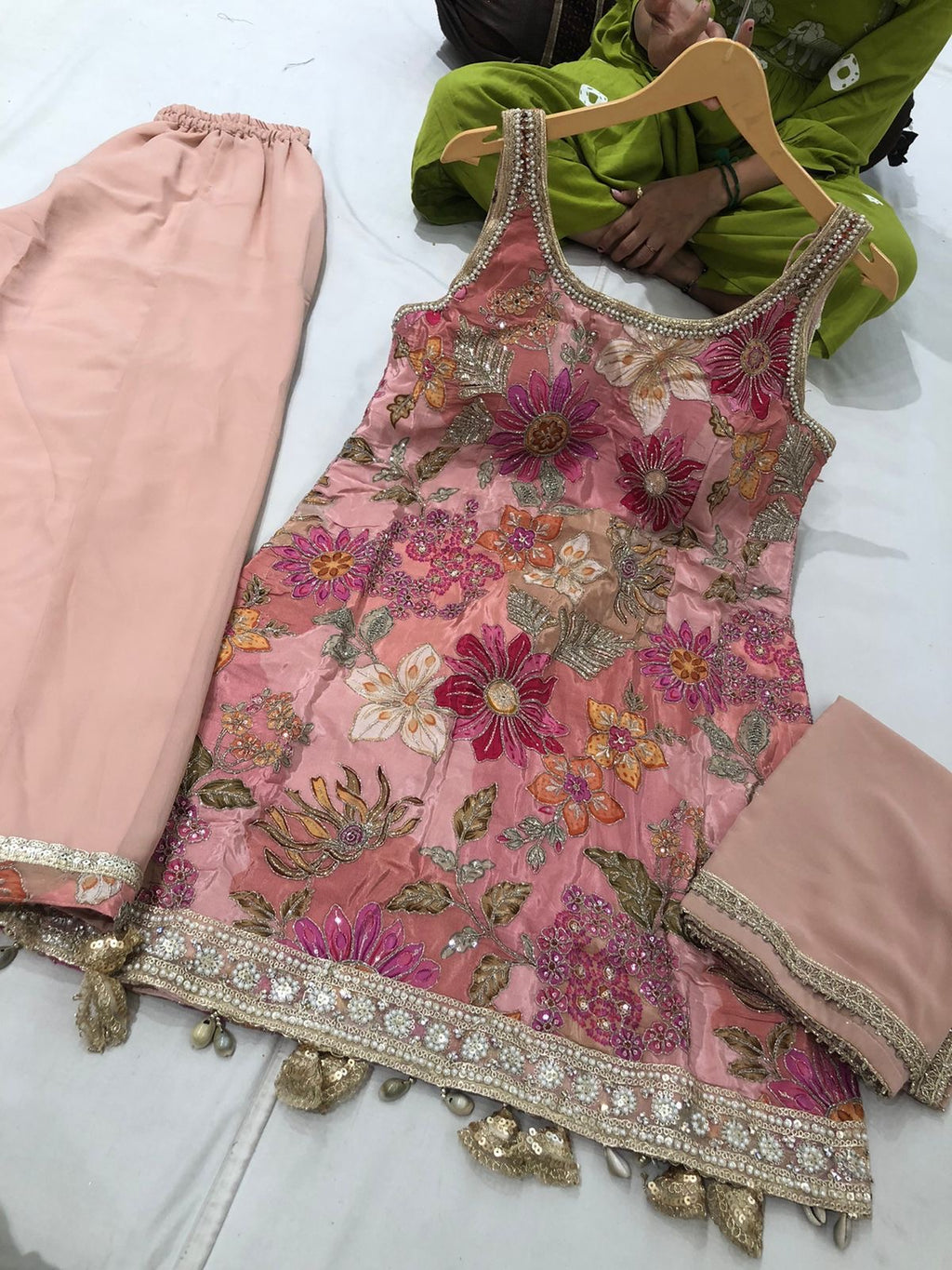 Embroidered suit