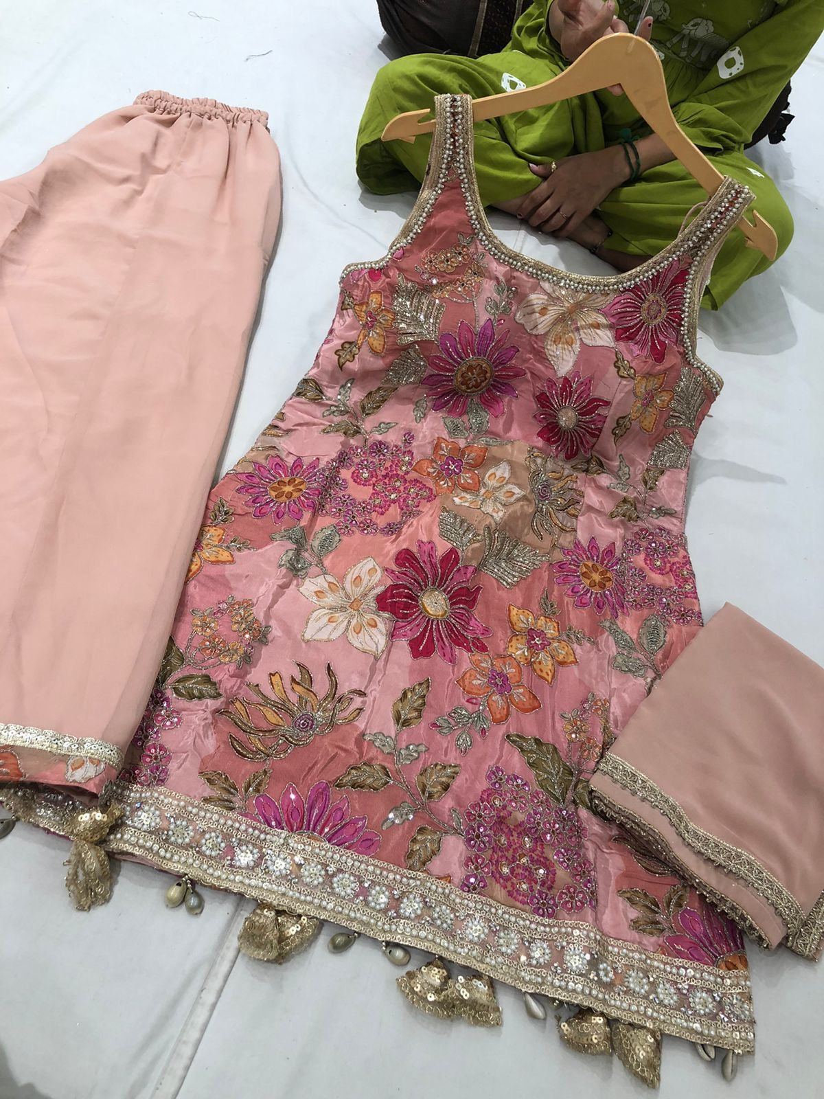 Embroidered suit