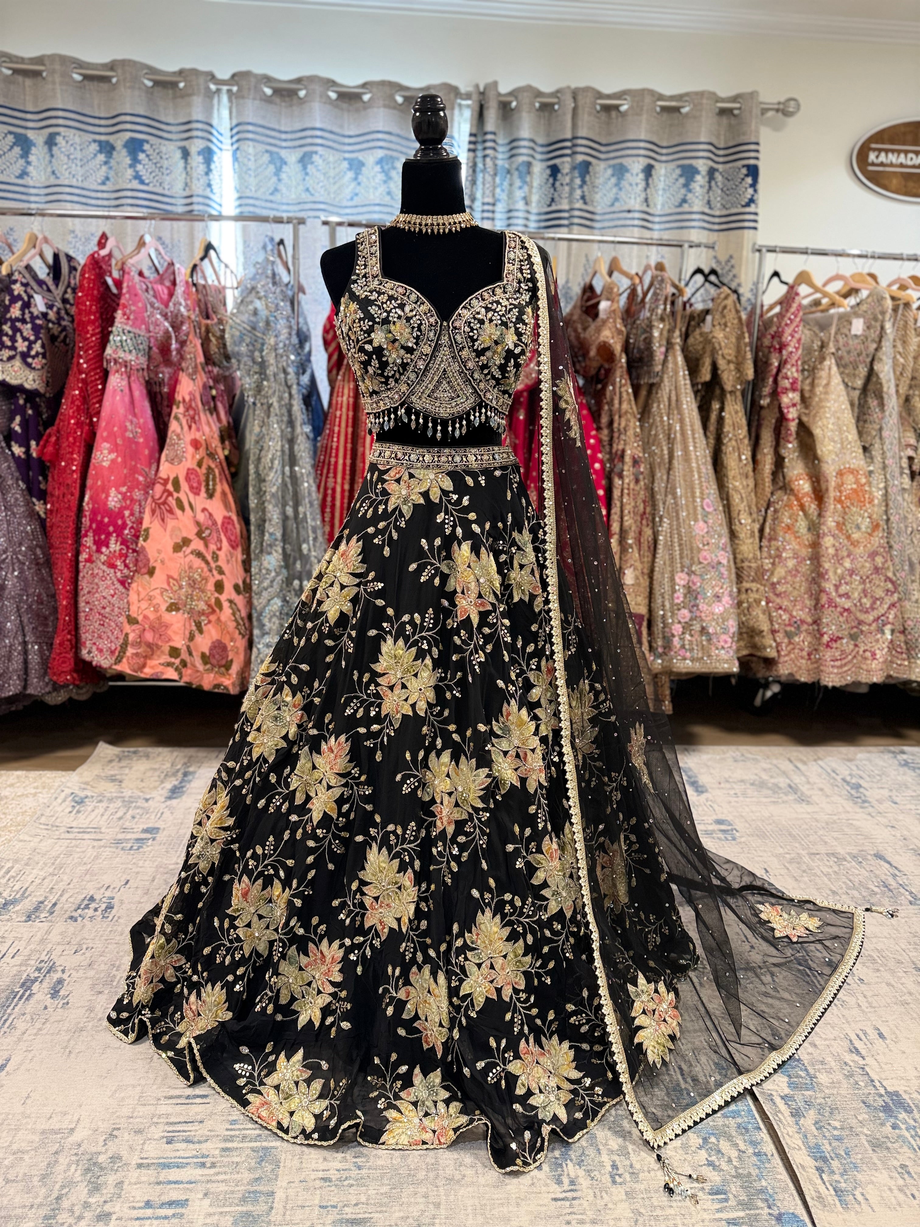 Beautiful choli with lehenga