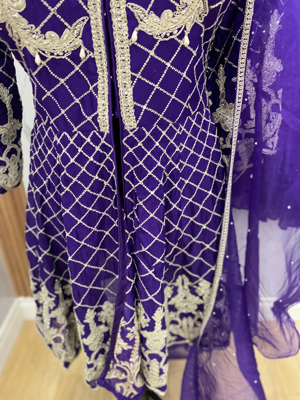 Embroidered suit